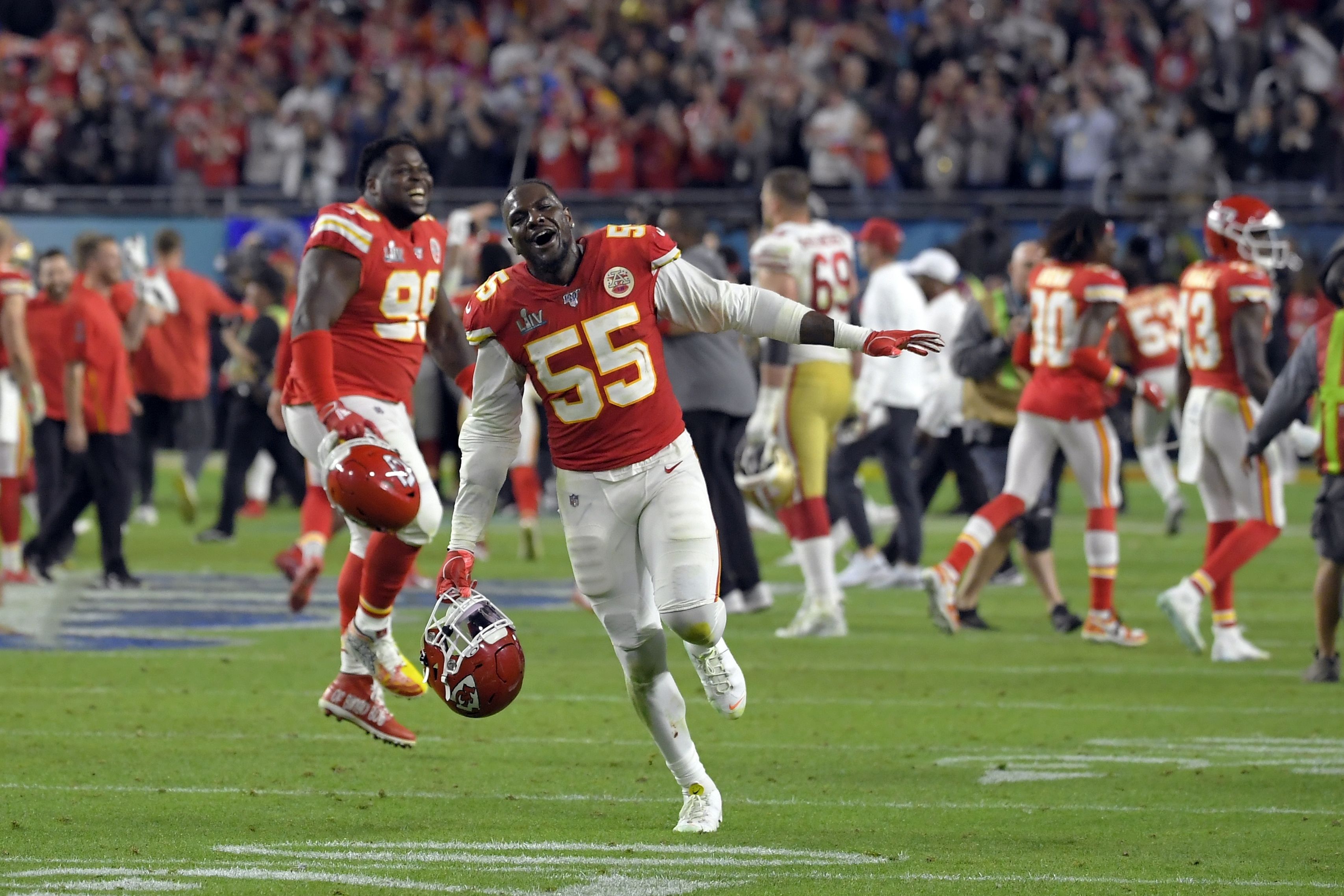 Watch: Glenville's Frank Clark gets key sack in Super Bowl LIV