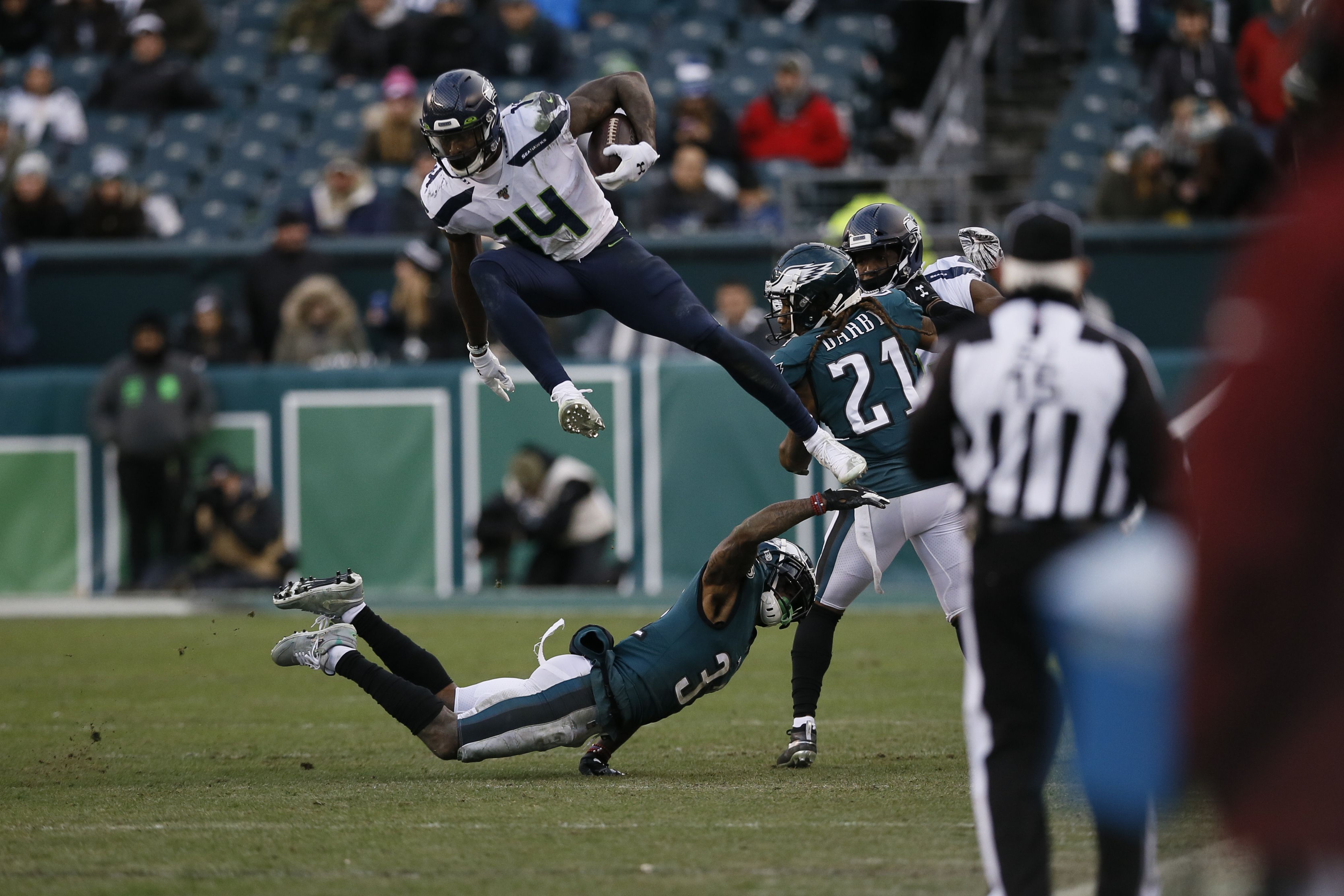 D.K. Metcalf stats: Seahawks WR lighting it up vs. Eagles in Wild Card game  - DraftKings Network