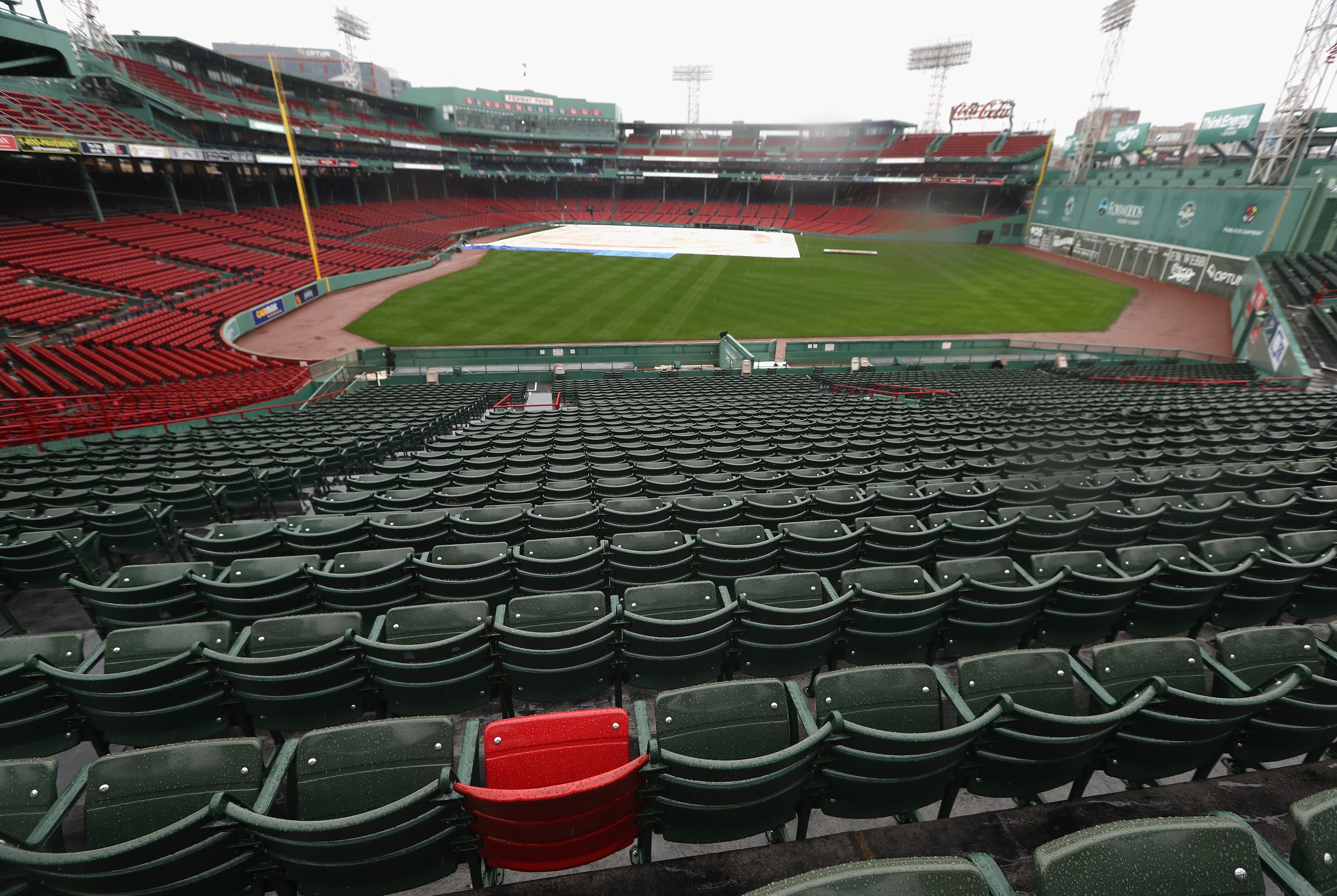 Red Sox fumigate clubhouse at Fenway Park to fight the flu