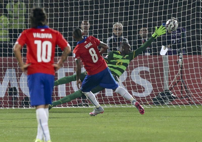 Gol de Vidal a Ecuador