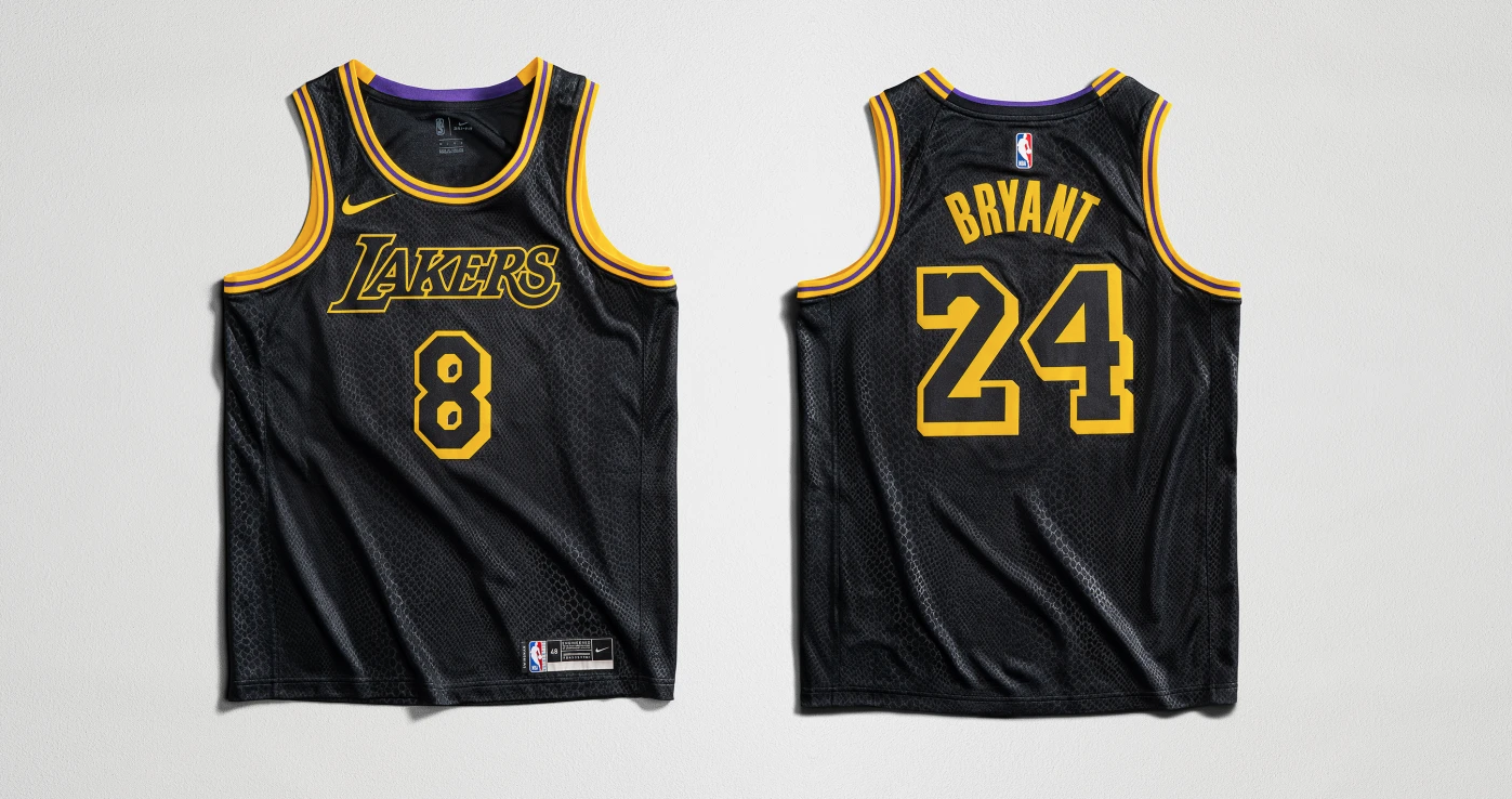 Men 8 Kobe Bryant Jersey Black Christmas Los Angeles Lakers