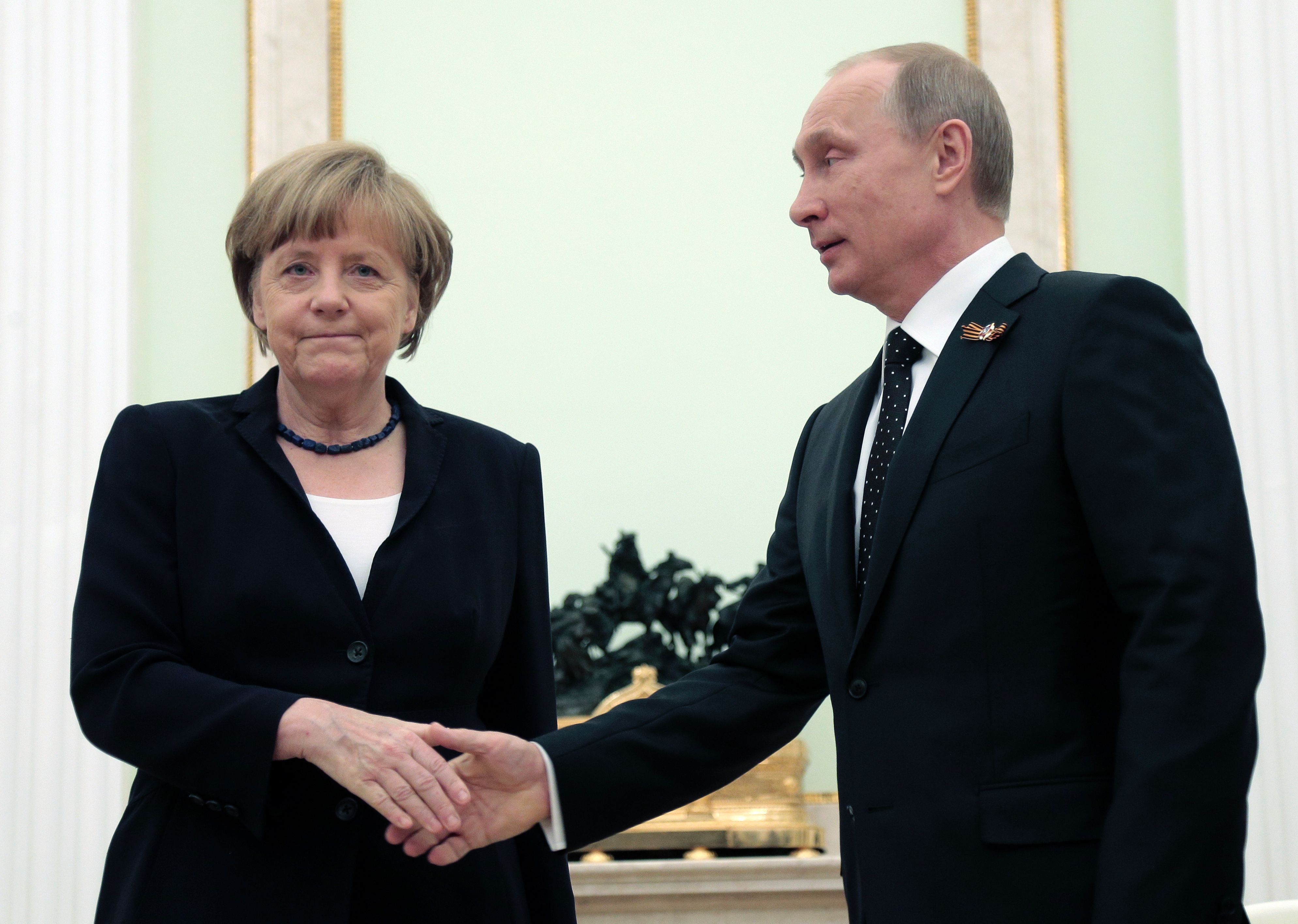 Merkel y Putin