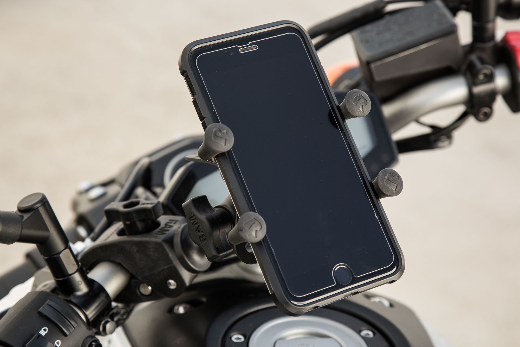 RAM Cell Phone Mount for Motorcycles