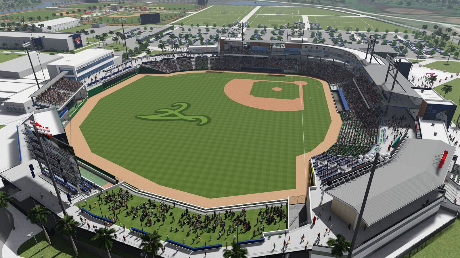 Braves' new stadium will feature wide canopy