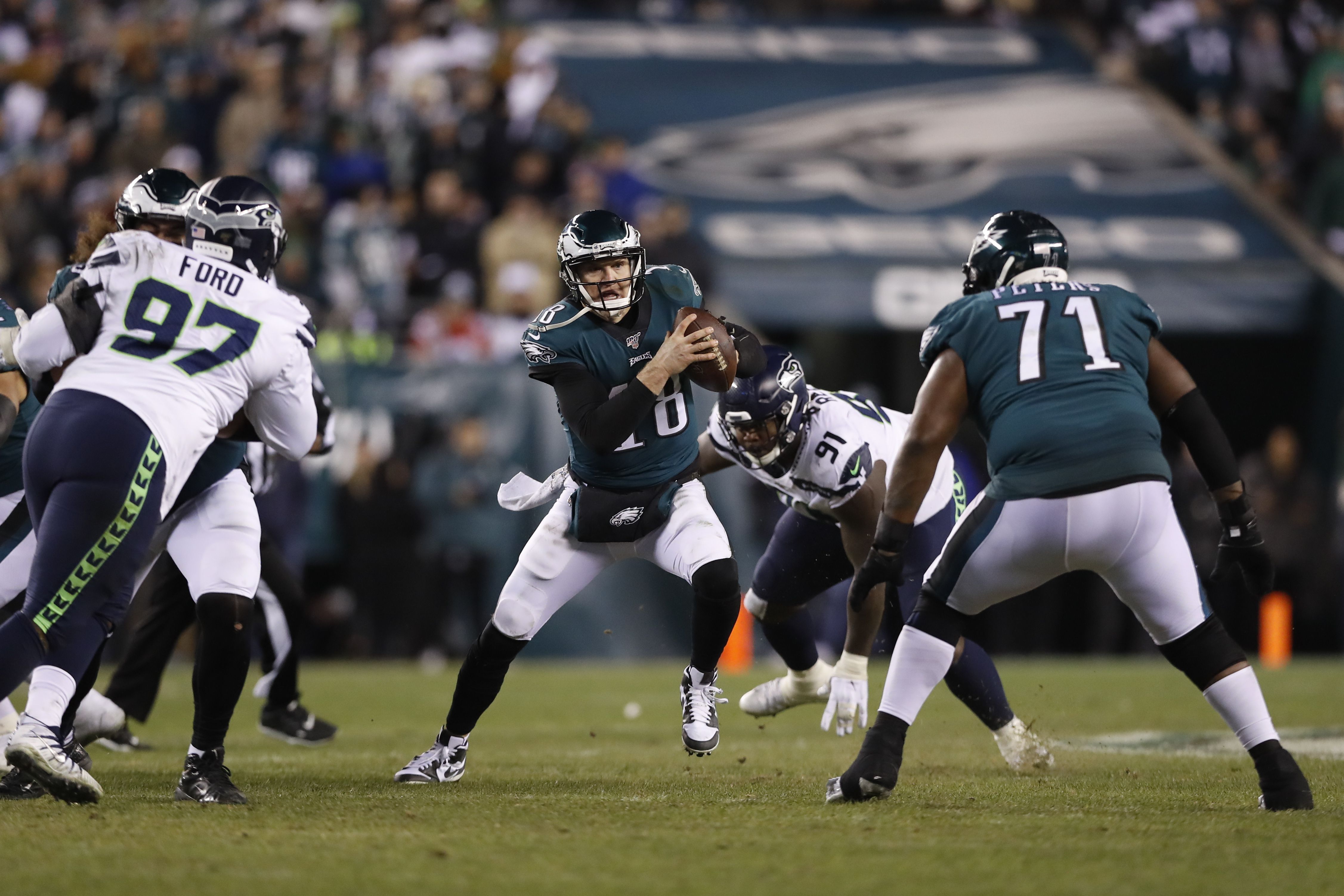 NFL playoffs: Eagles lose to Seahawks 17-9, Josh McCown quarterback after  Carson Wentz concussion in Philadelphia-Seattle