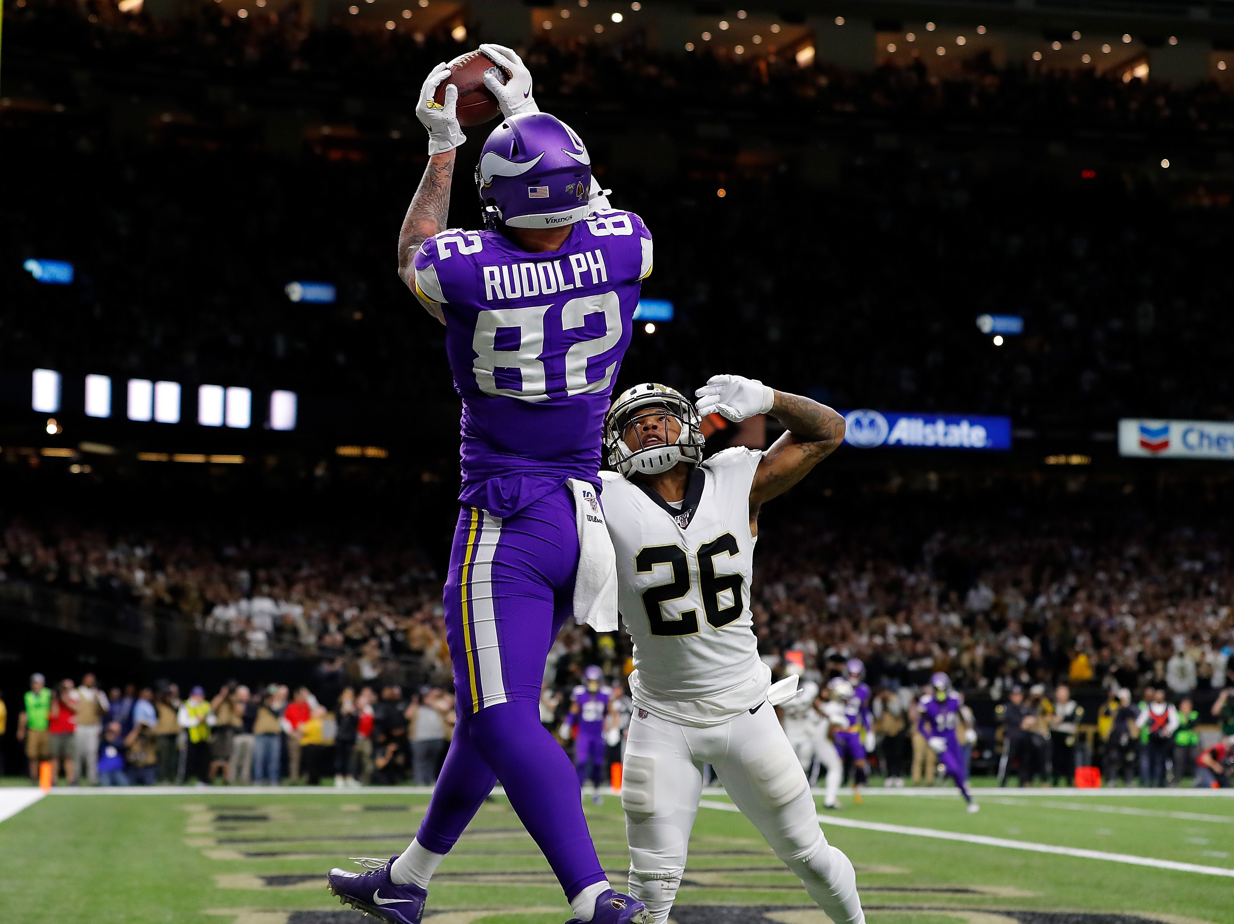 Minnesota Vikings upset New Orleans Saints in overtime in NFC wild card