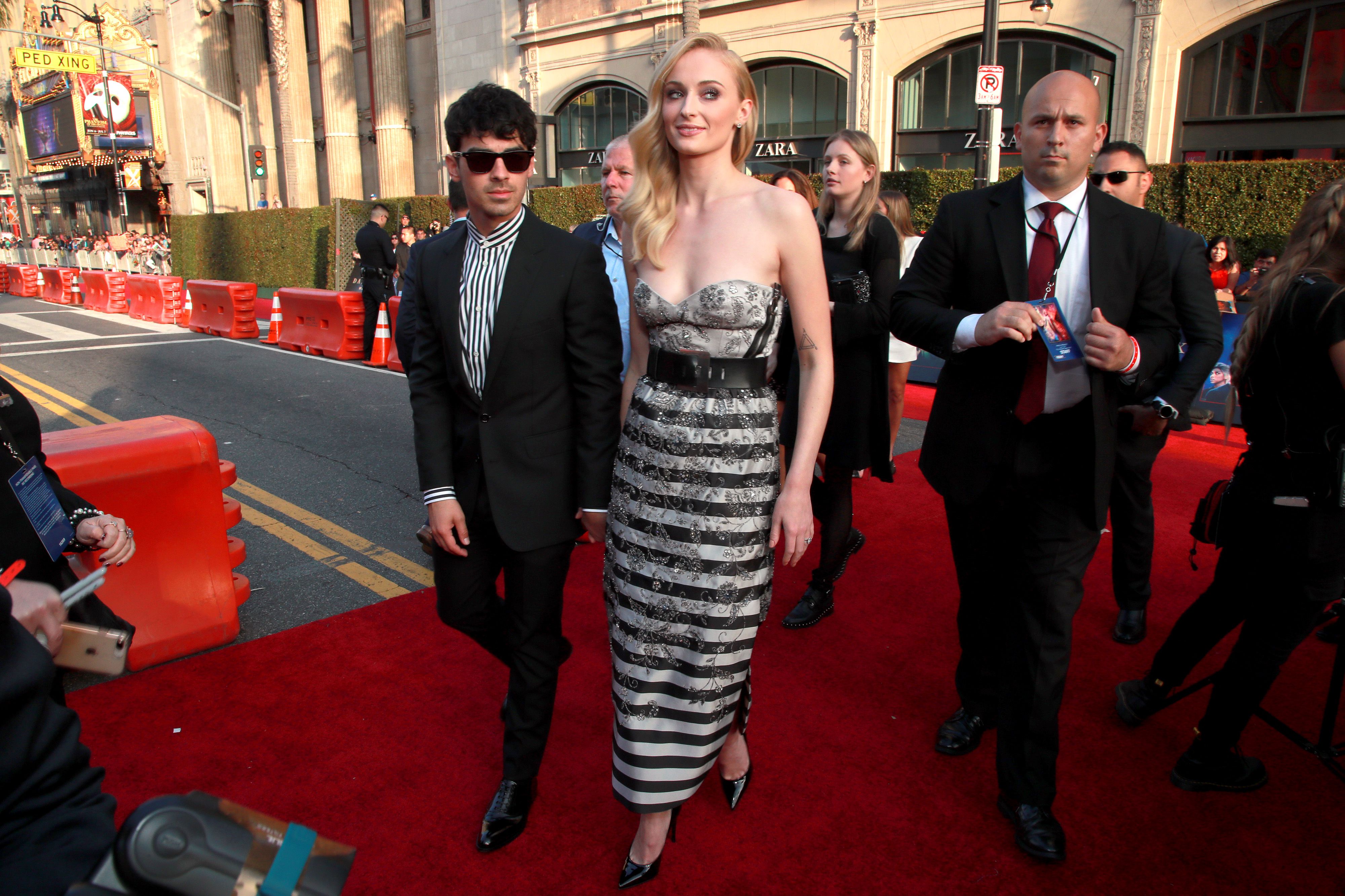 Sophie Turner and Joe Jonas Make Red Carpet Debut as Newlyweds at