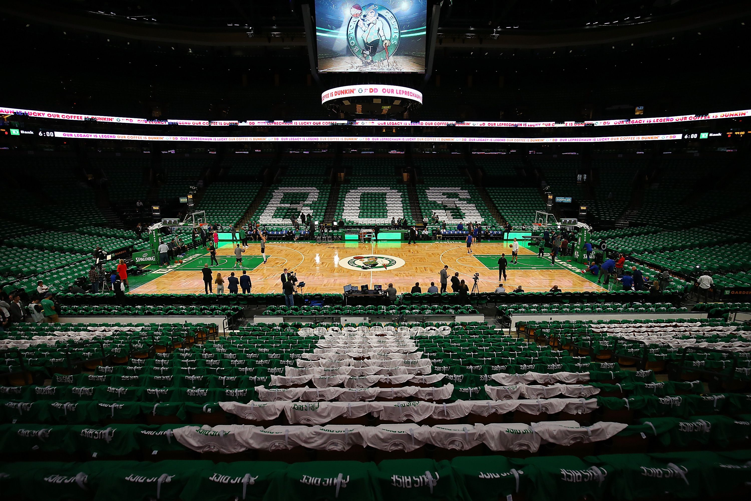Boston Celtics at TD Garden Jigsaw Puzzle