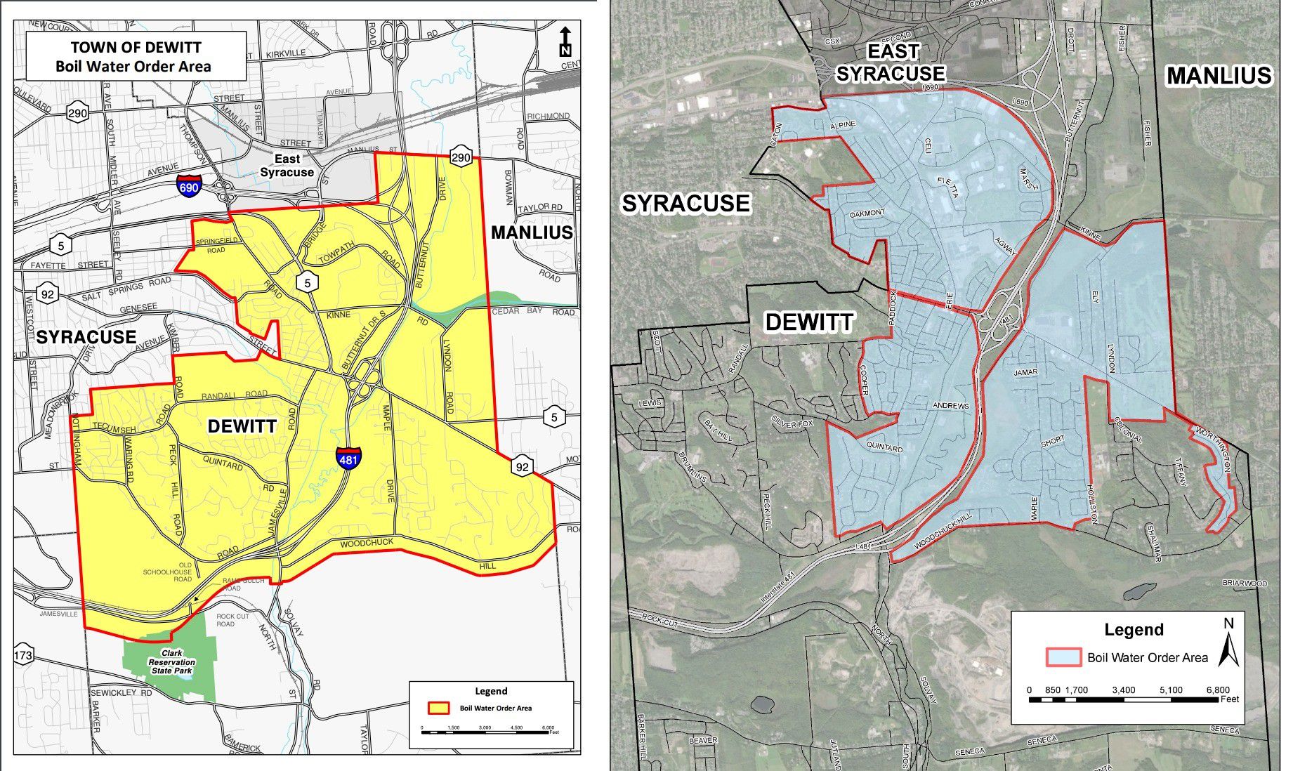 Boil water advisory issued for eastern area of Elizabethtown