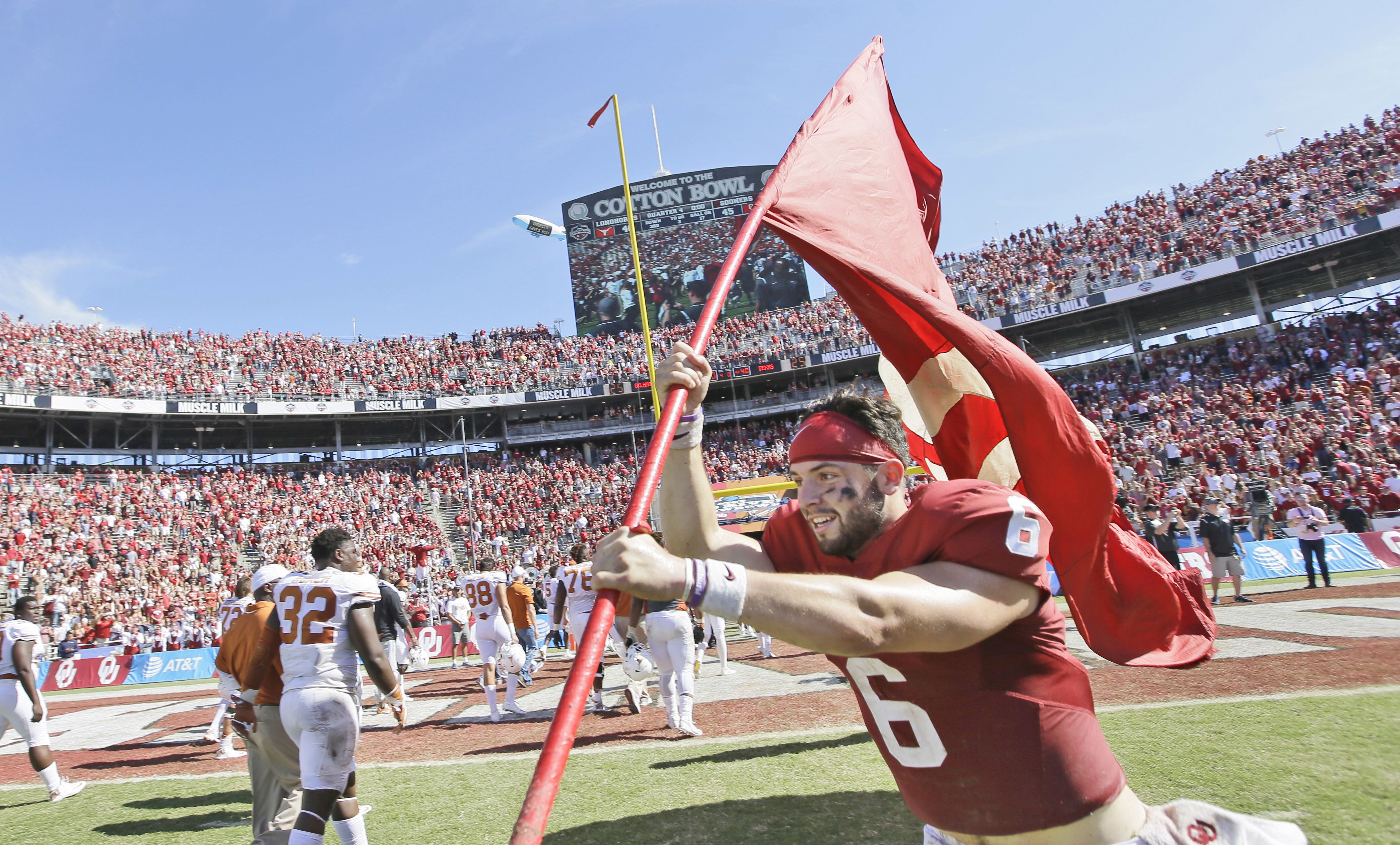 Oklahoma Sooners Oklahoma State Cowboys House Divided Flag Sports