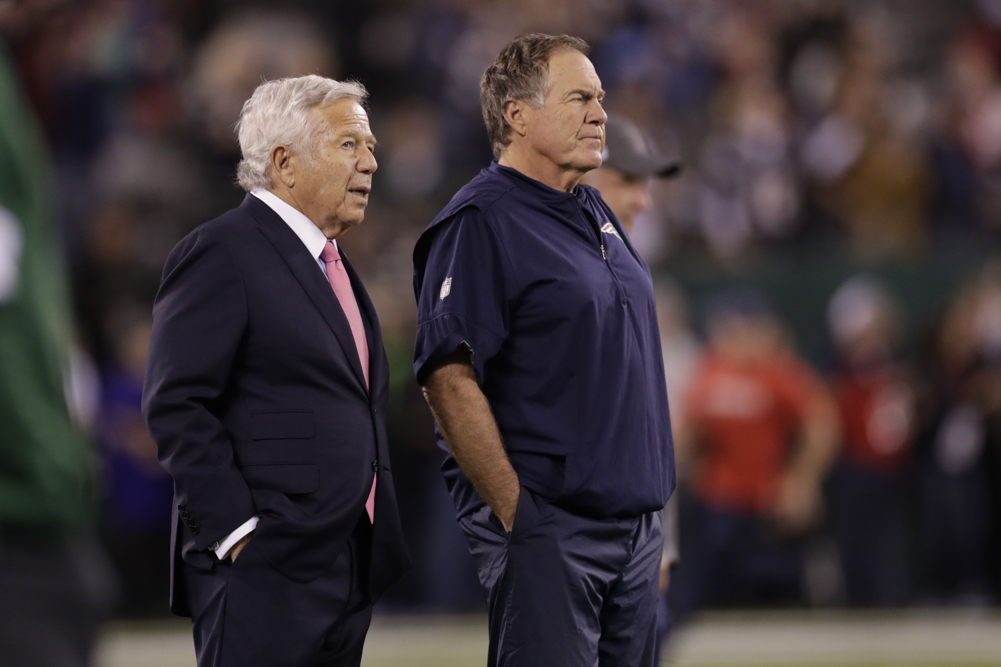 Tom Brady, Bill Belichick, Robert Kraft dismiss report of feud as fake news, New England Patriots