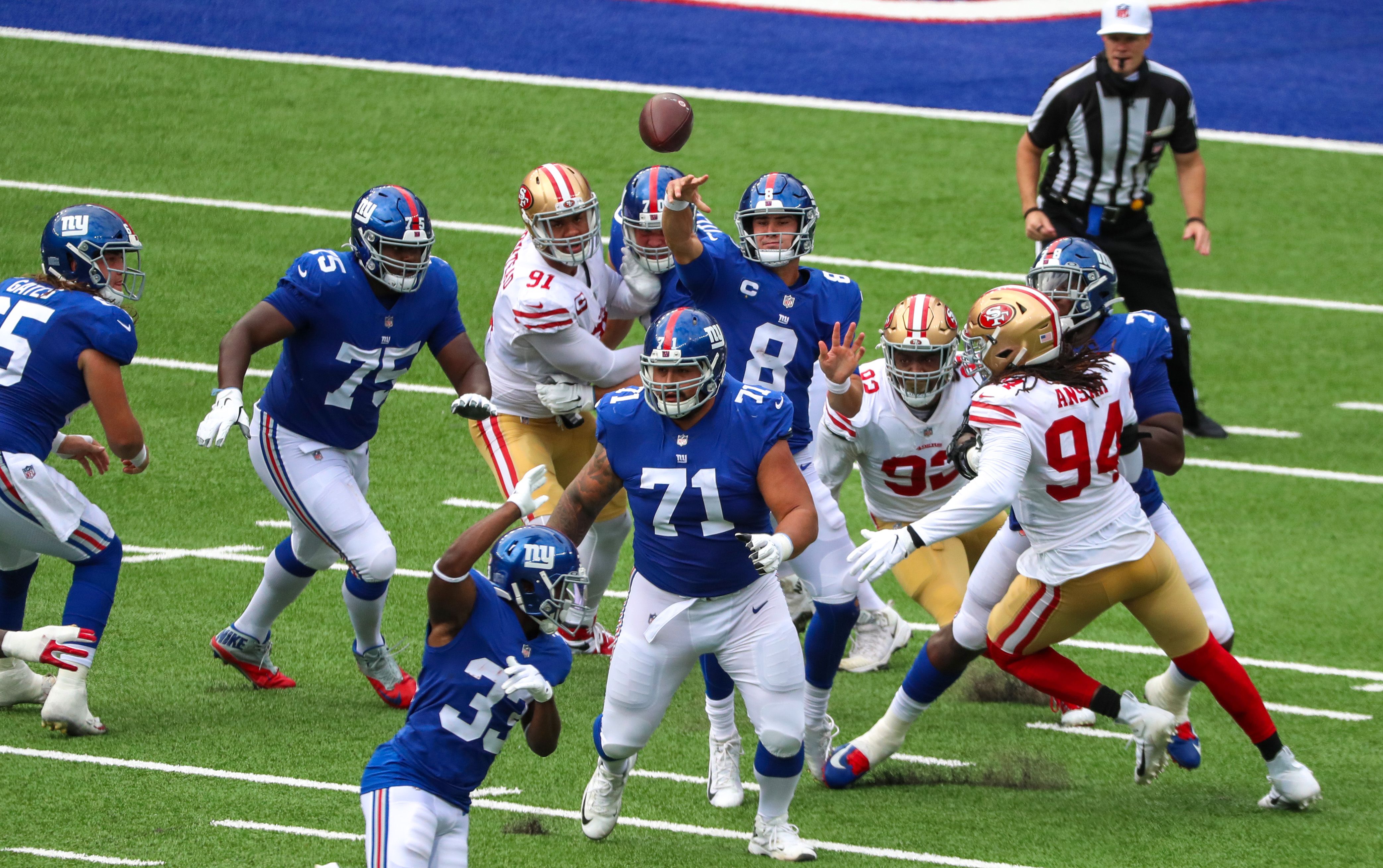 49ers players anonymously rip Daniel Jones for his play in Giants' Week 3  loss, question QB's huge extension 