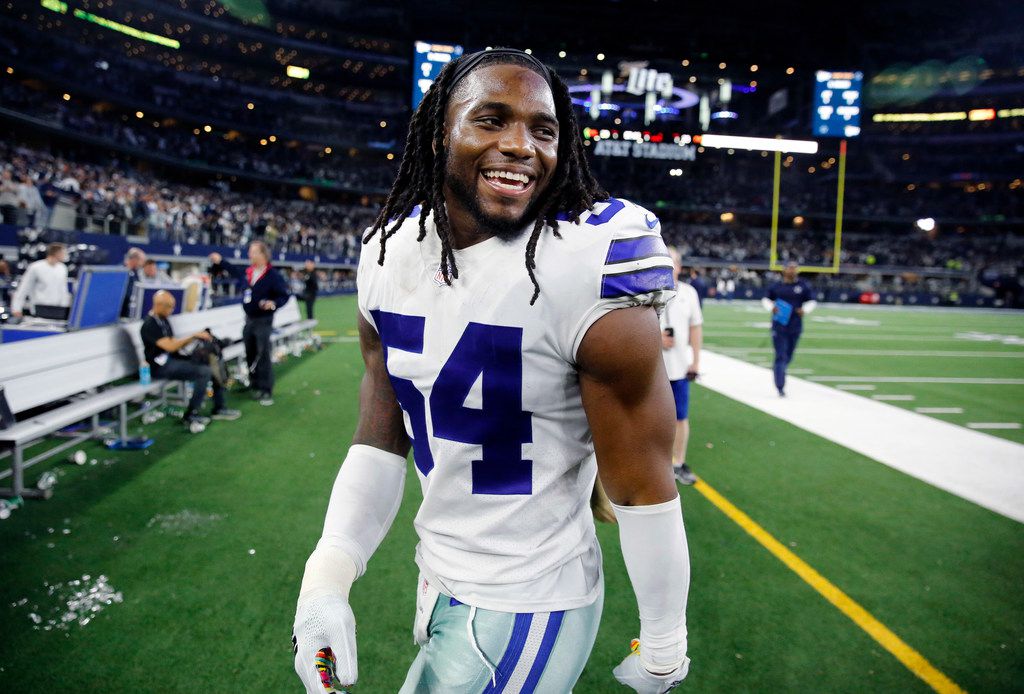 Dallas Cowboys' Jaylon Smith returns to the football field