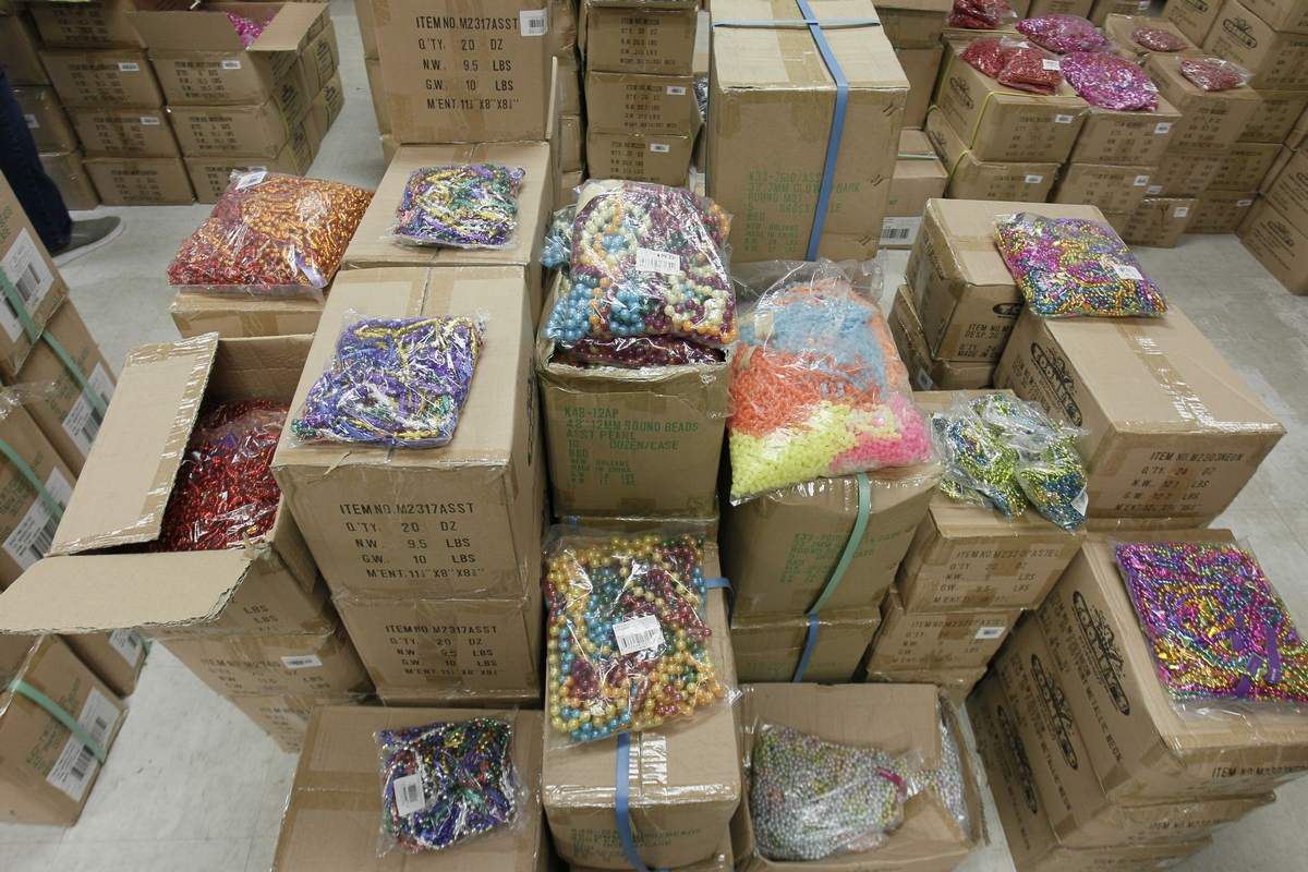 The life of Gasparilla's beads: from China to treasure to trash