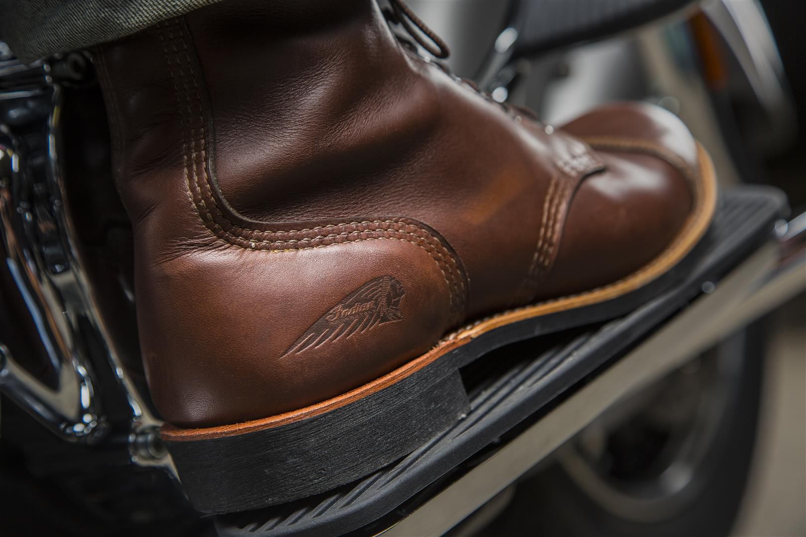 uhyre Politistation Bær Red Wing Motorcycle Boots by Indian | Cycle World