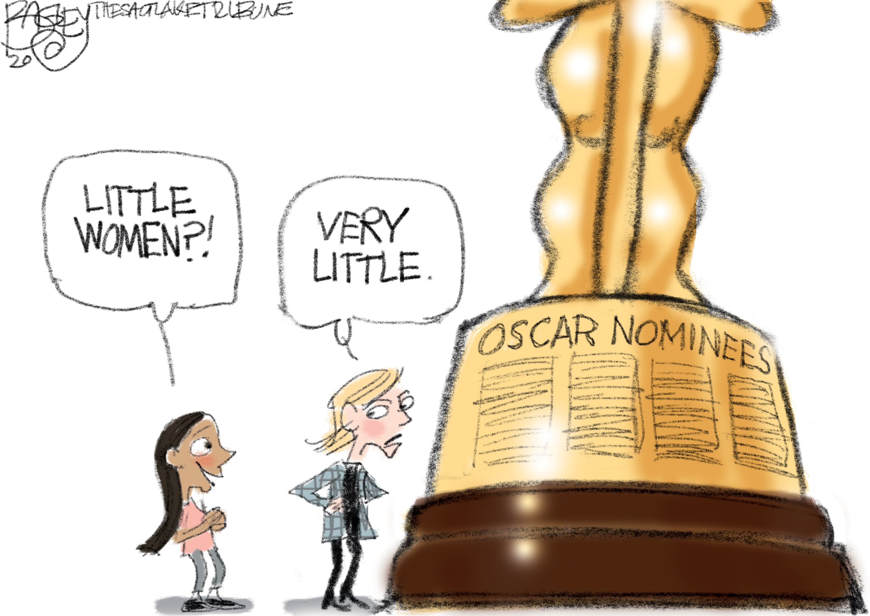 Bagley Cartoon: Oscars So XY - The Salt Lake Tribune
