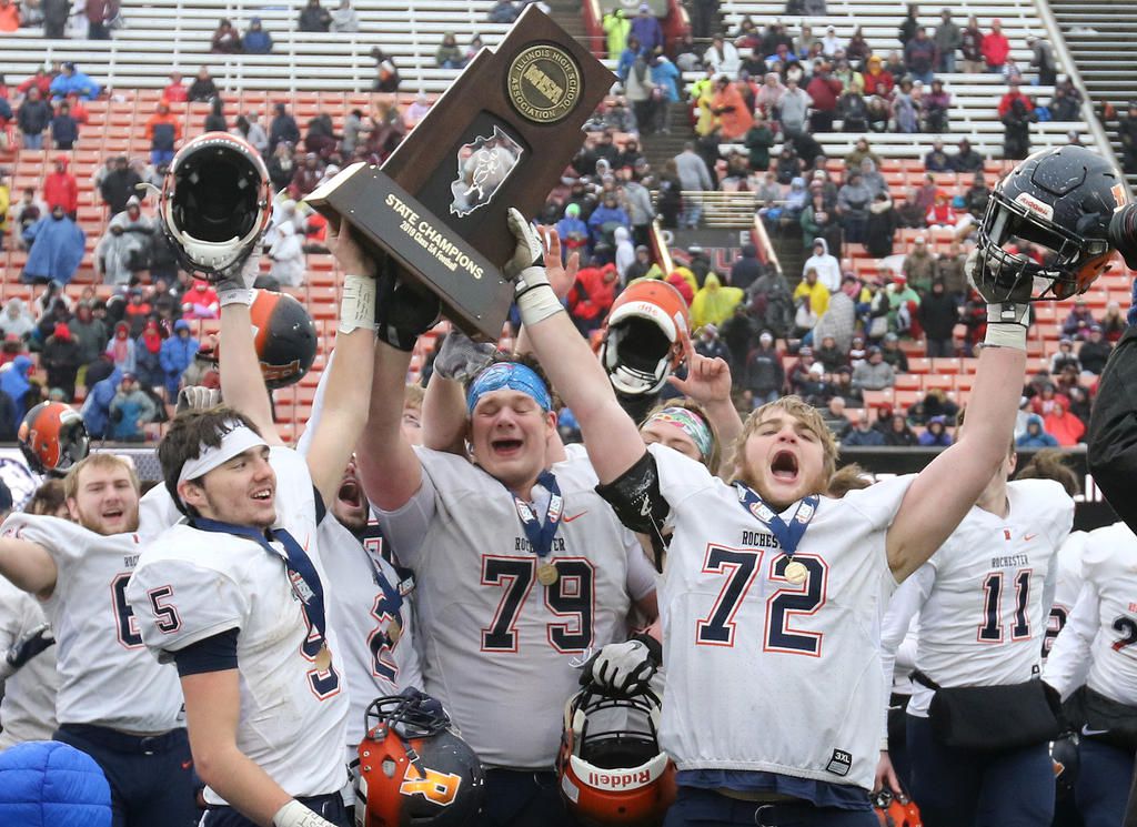 St. Rita loses to Rochester in Class 5A state championship