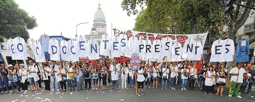 Argnetina, protestas educación