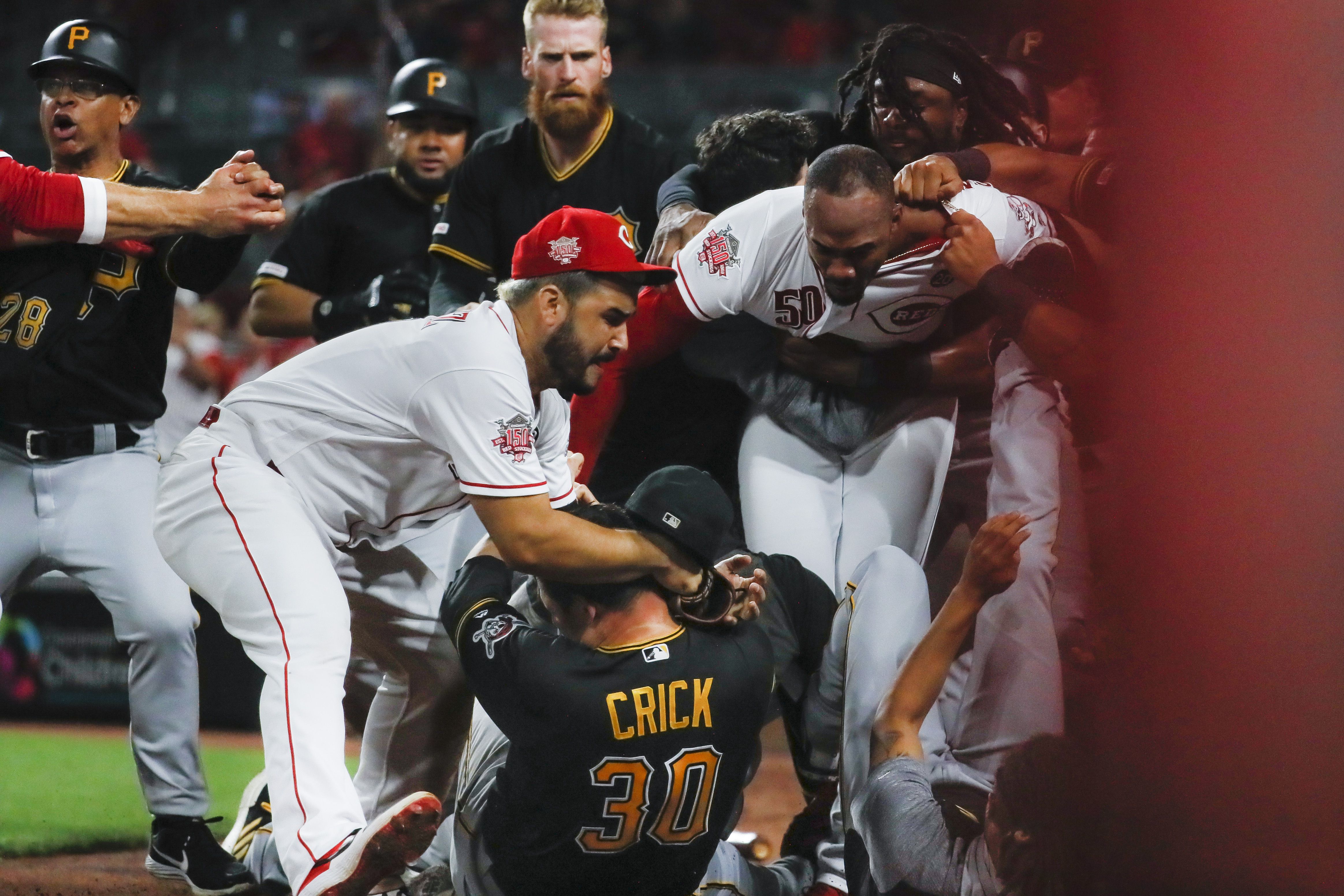 MLB announces suspensions, fines for Reds-Pirates fight: Yasiel Puig, David  Bell, Clint Hurdle, more 