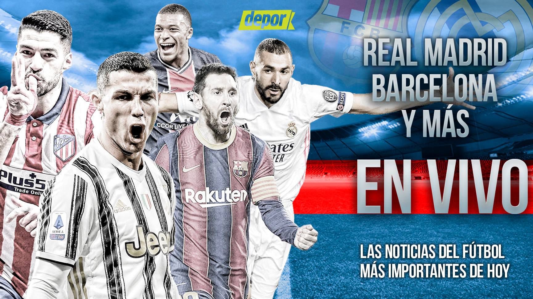 Campeonato dolor de cabeza Ordenado Barcelona vs. Real Madrid: resumen de las noticias de fútbol más  importantes del día | Liga Santander | FUTBOL-INTERNACIONAL | DEPOR