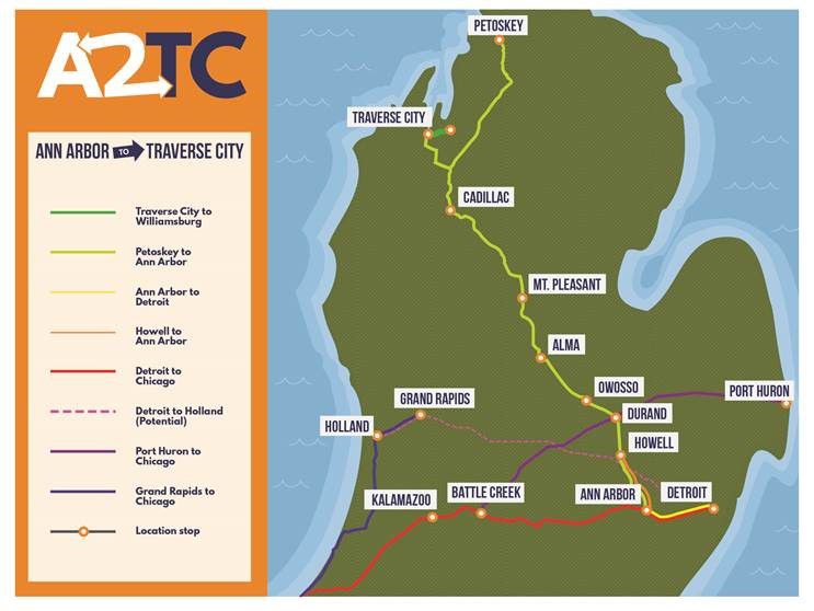 Great Lakes Central Railroad Map Ann Arbor-Traverse City Train Developers Aim For Test Rides In 2021 -  Mlive.com