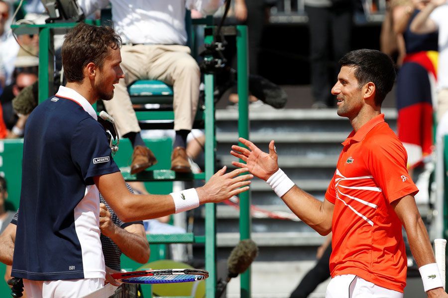 Daniil Medvedev, Novak Djokovic