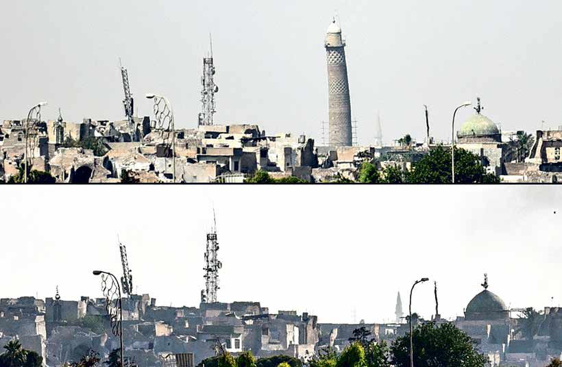 mosul, antes y despuès