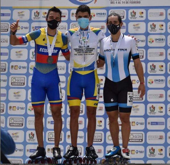 Ecuador se cuelga seis medallas de oro en Panamericano de Patinaje de Carreras, en Colombia