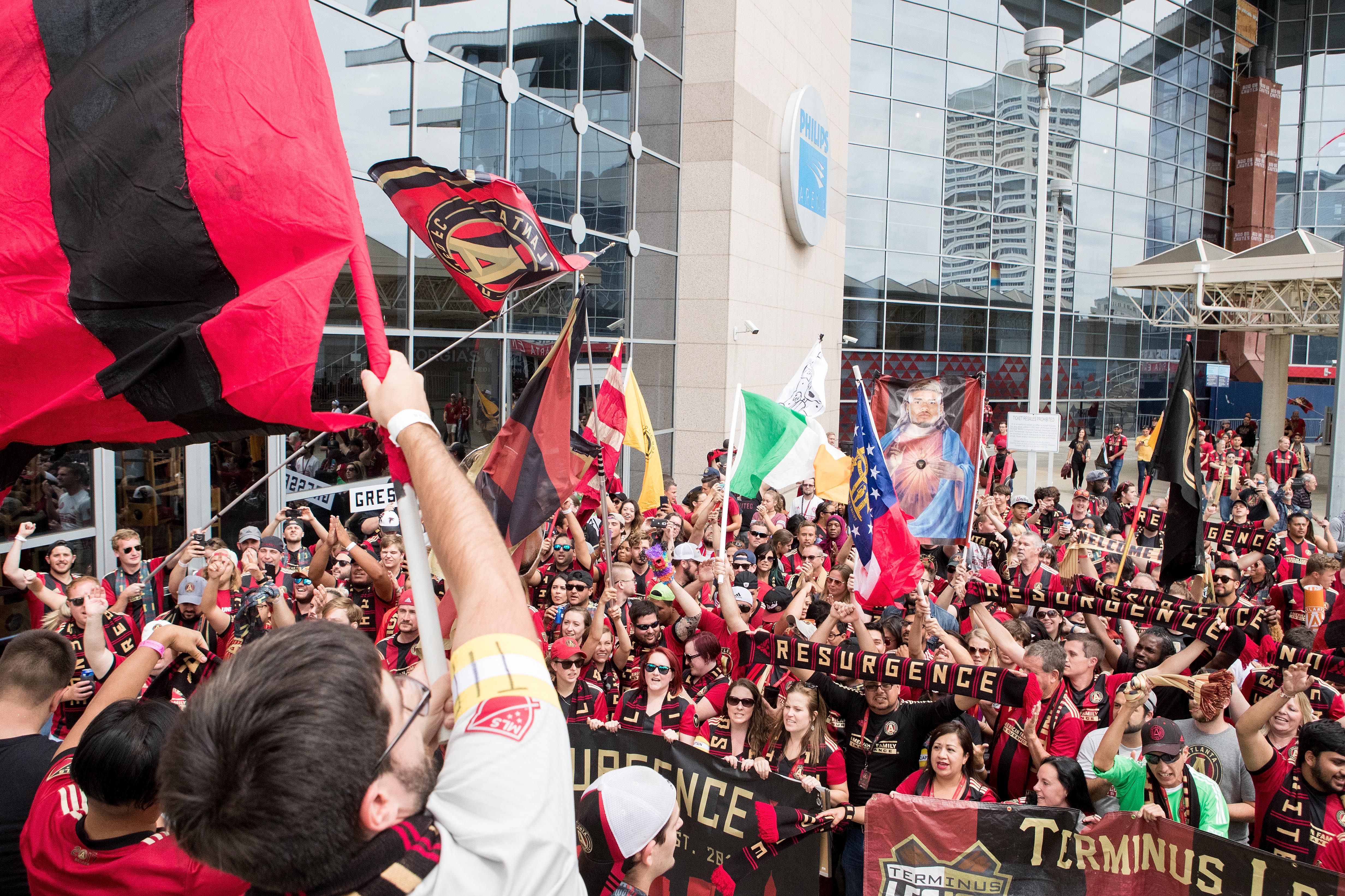 My first time going to Mercedes-Benz to see ATL United play last