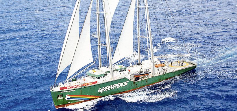 Rainbow Warrior III, Greenpeace