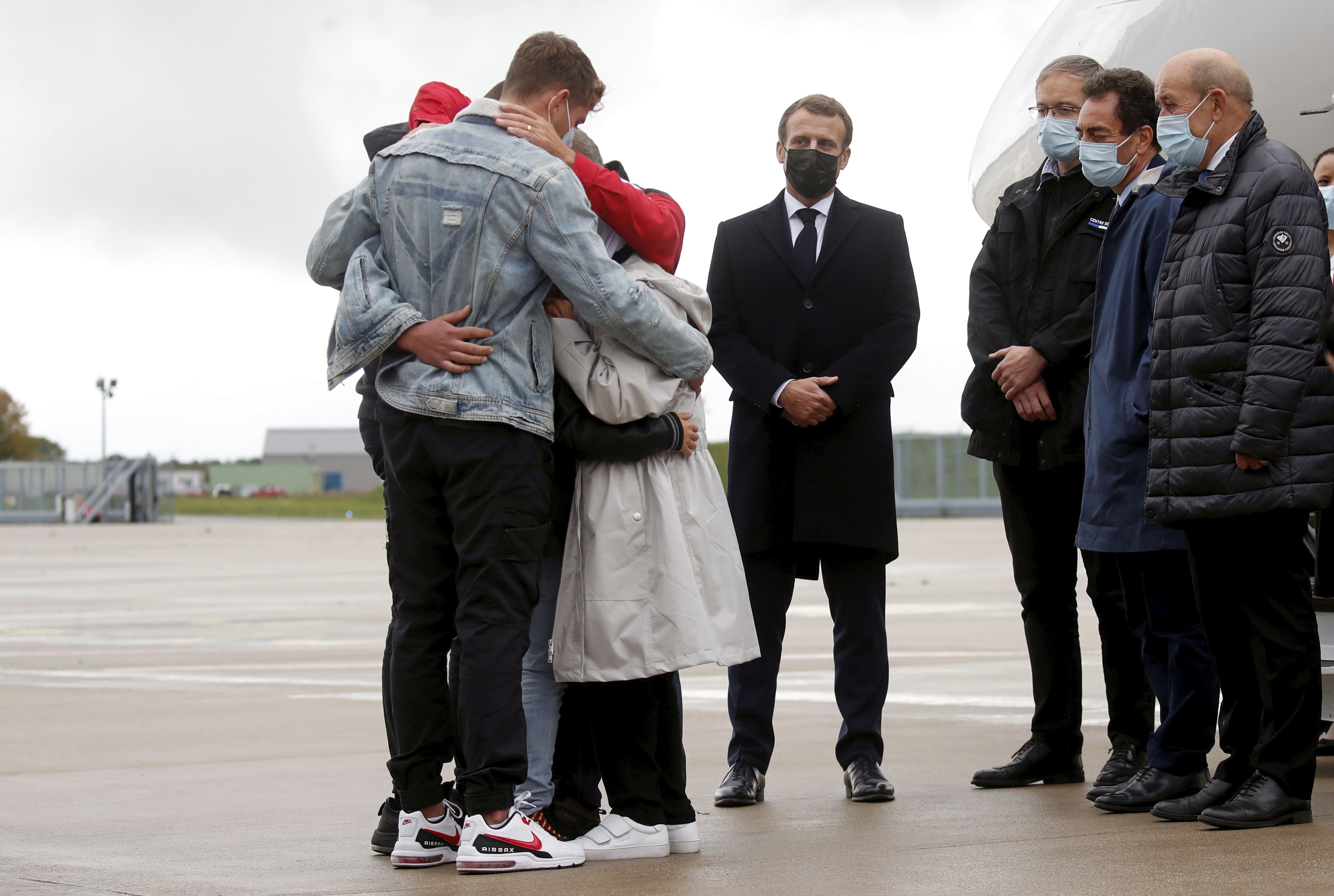 French hostage freed in Mali arrives home in France