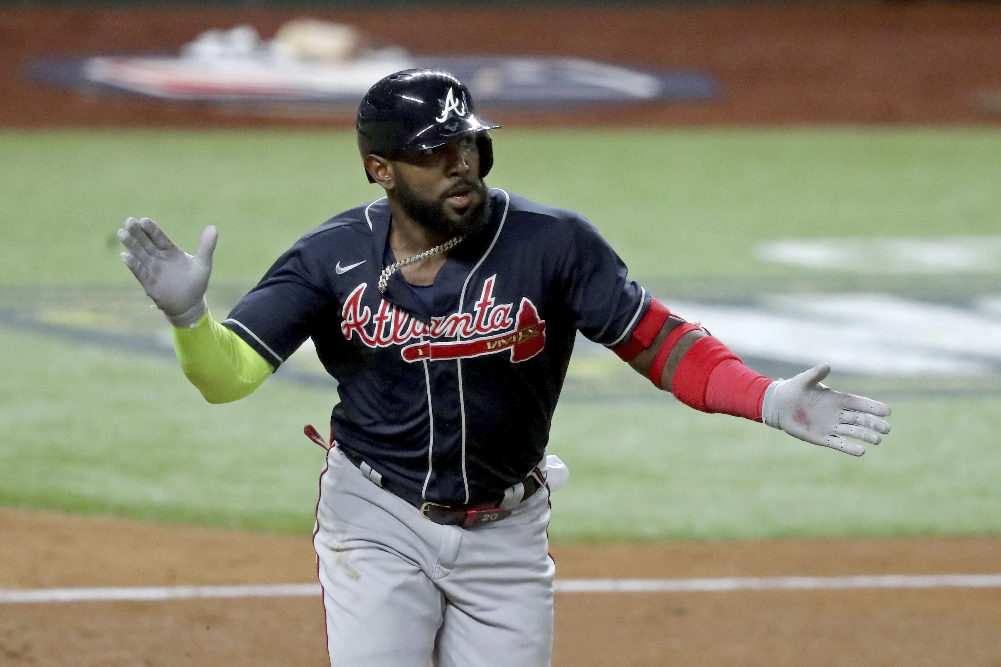 Ozzie Albies homers, bullpen falters in Braves spring loss to the Tigers