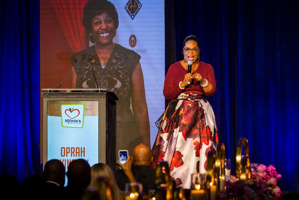 Oprah Winfrey Inspires Crowd In Frisco To Give And Give Some More