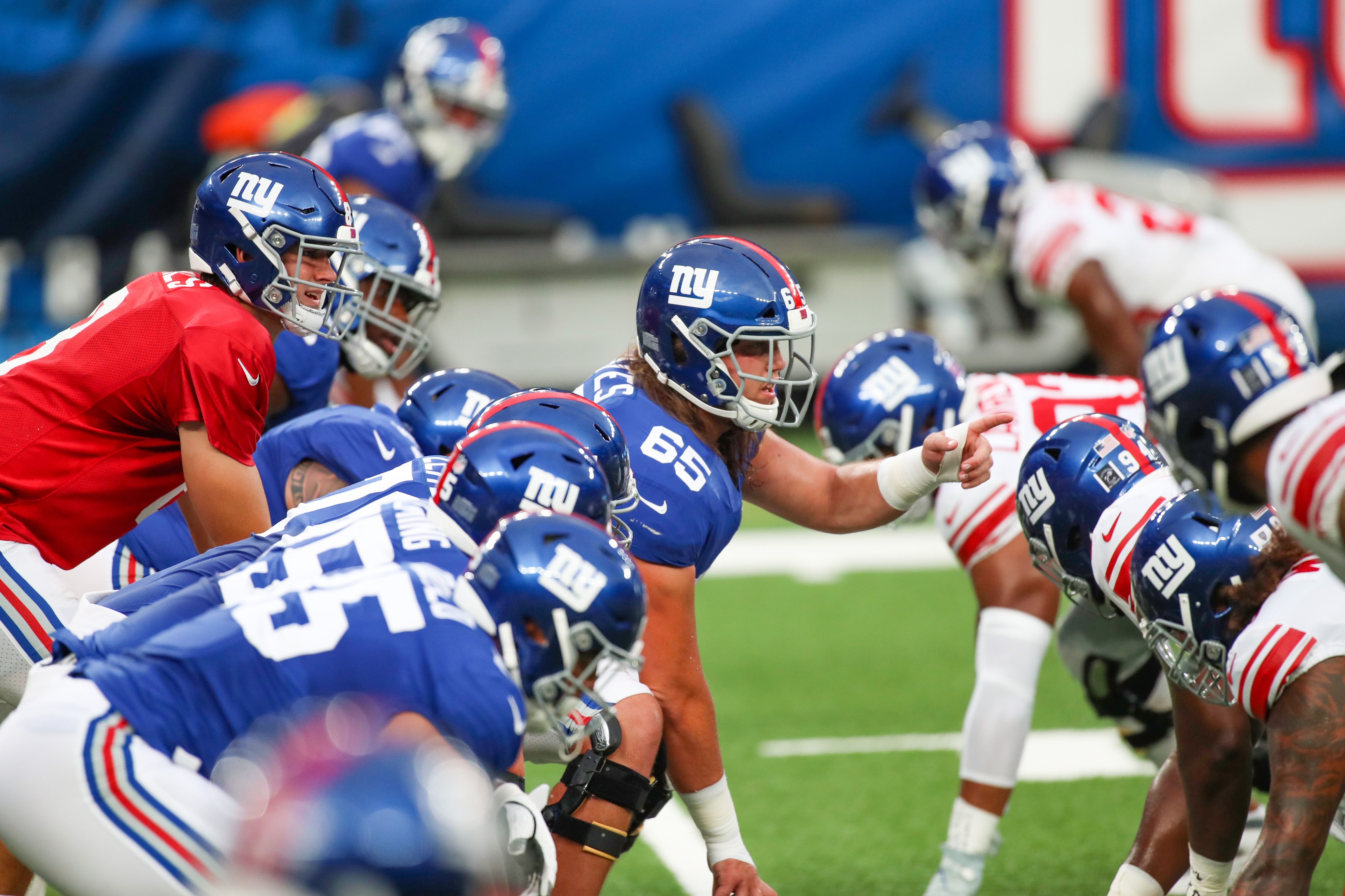 How Giants O-line is faring in aftermath of Joe Judge-Marc Colombo feud