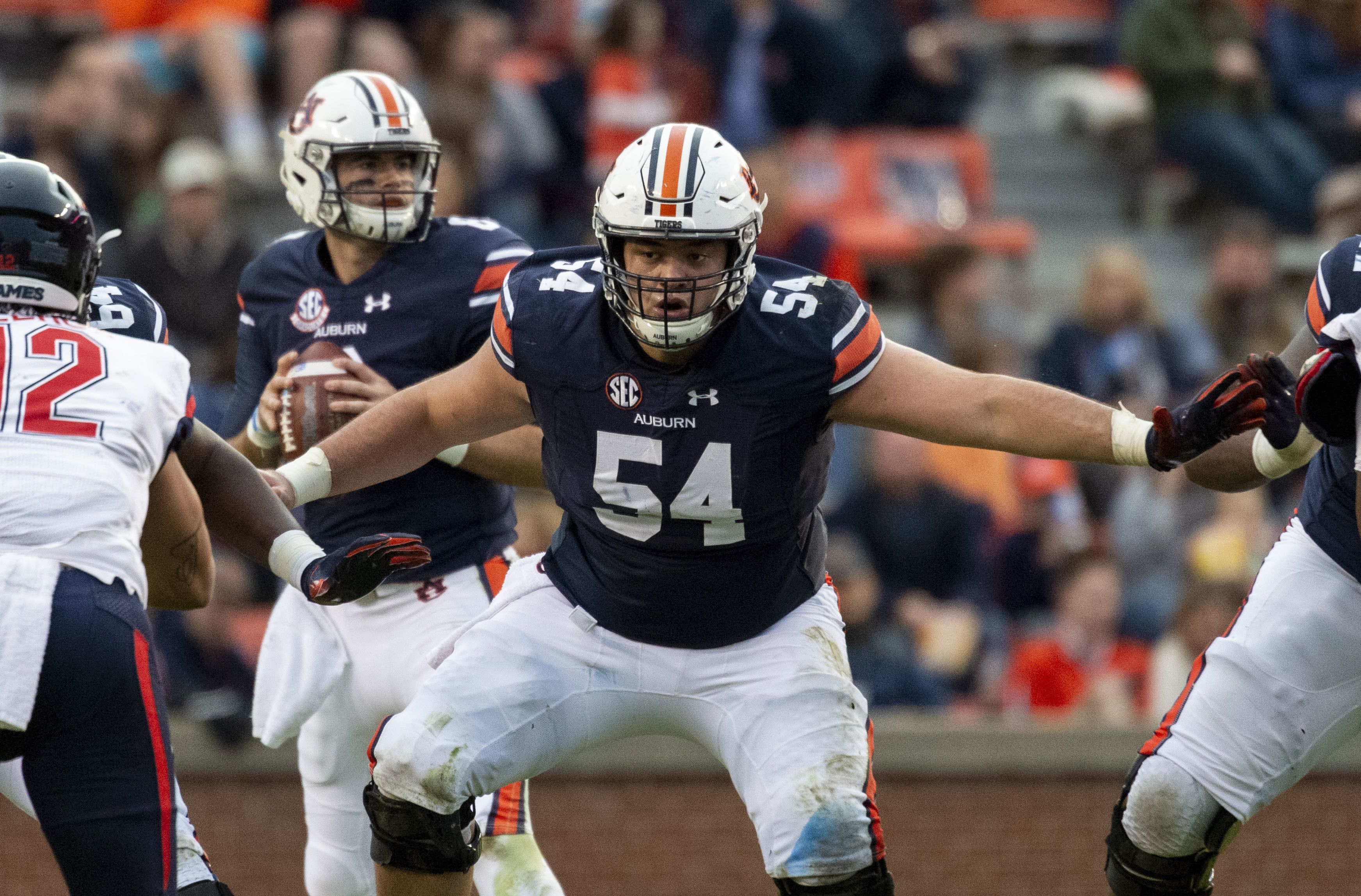 Experienced and finally injury-free, Marlon Davidson is poised to be a  force on Auburn's defensive line - The Athletic