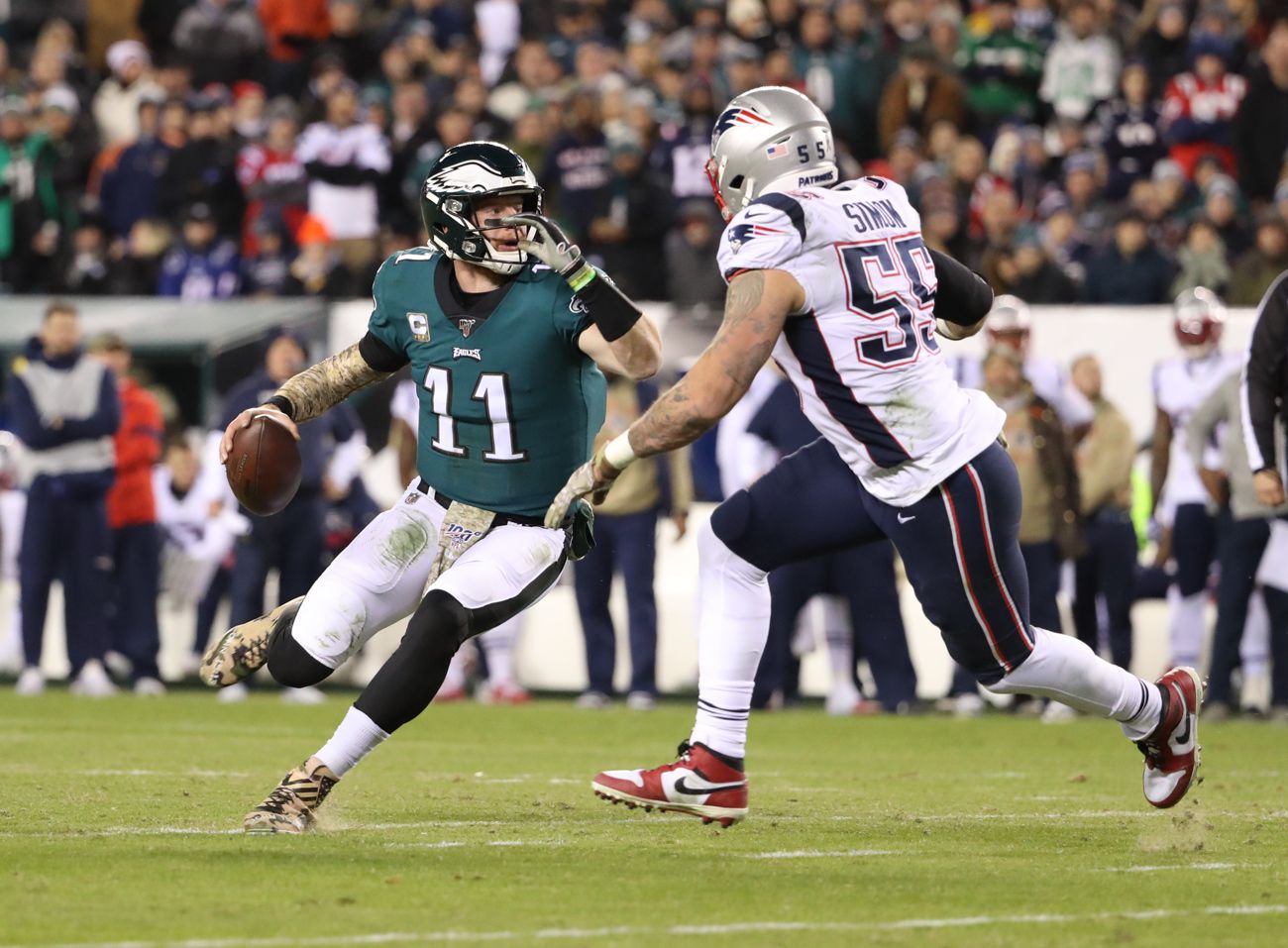 Valid excuses aside, Carson Wentz still came up short in Eagles' loss to  the Patriots