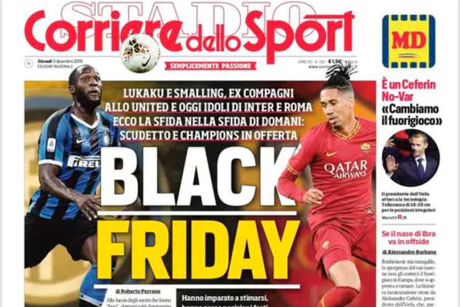 Black Friday, Corriere dello Sport