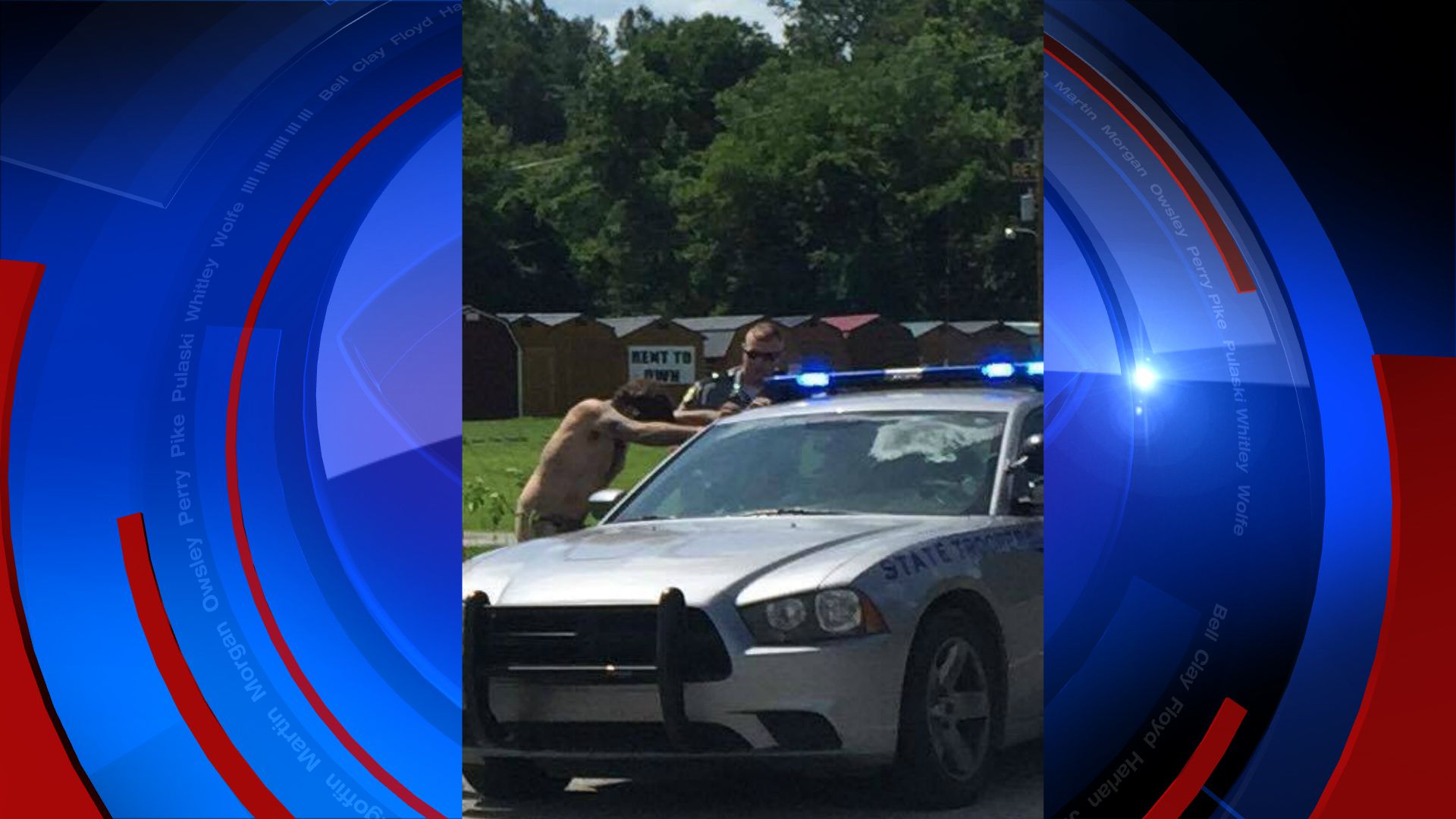 Police: Man arrested for running naked along highway