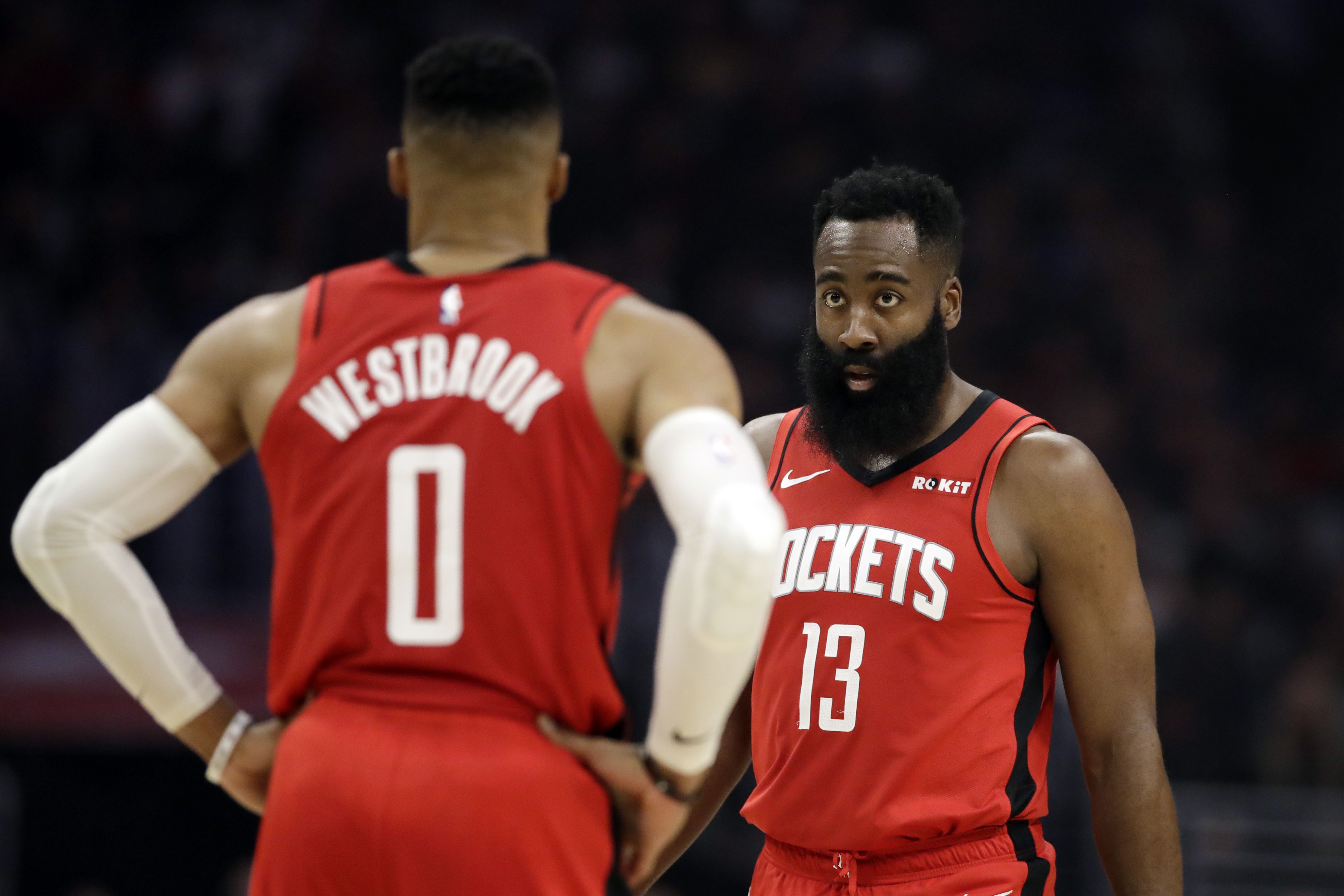 James Harden and Russell Westbrook on the Great Houston Rockets Experiment