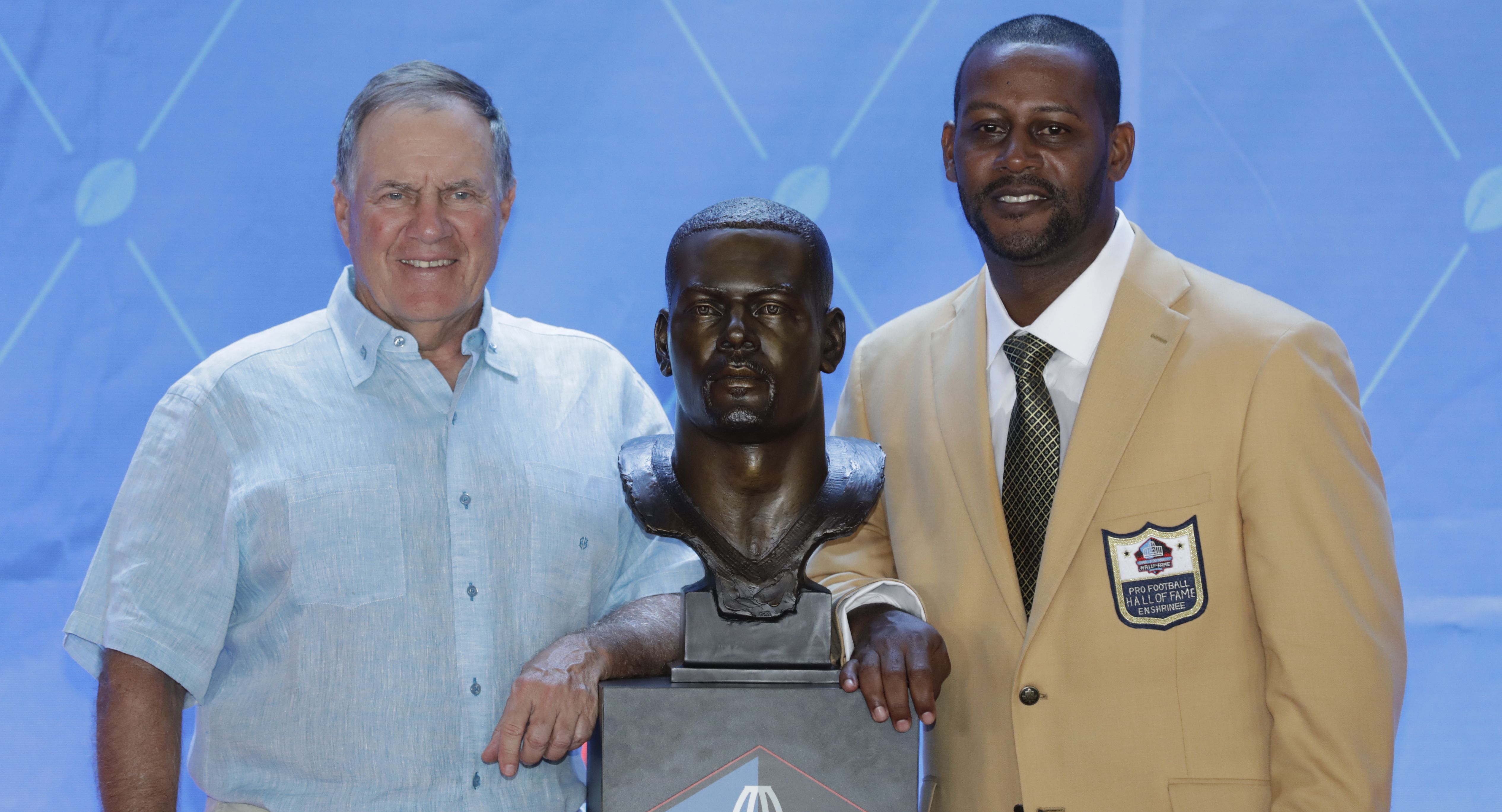 Ty Law Pro Football Hall of Fame Halftime Ceremony