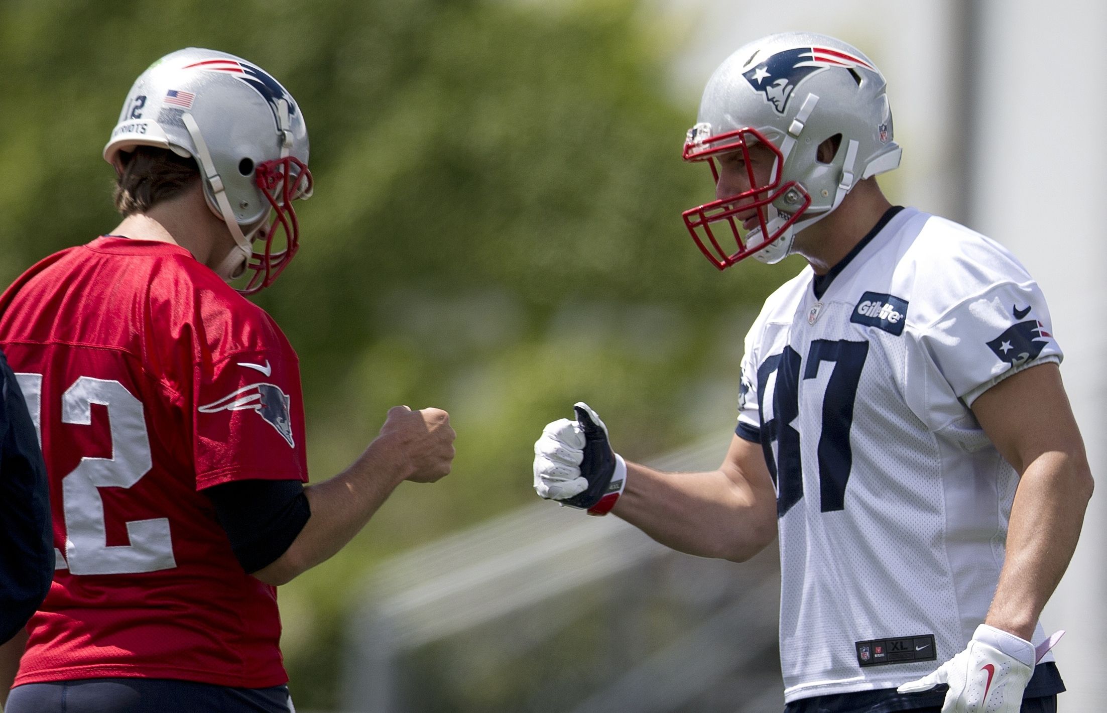 New England Patriots - Tom Brady & Rob Gronkowski -Gronk.