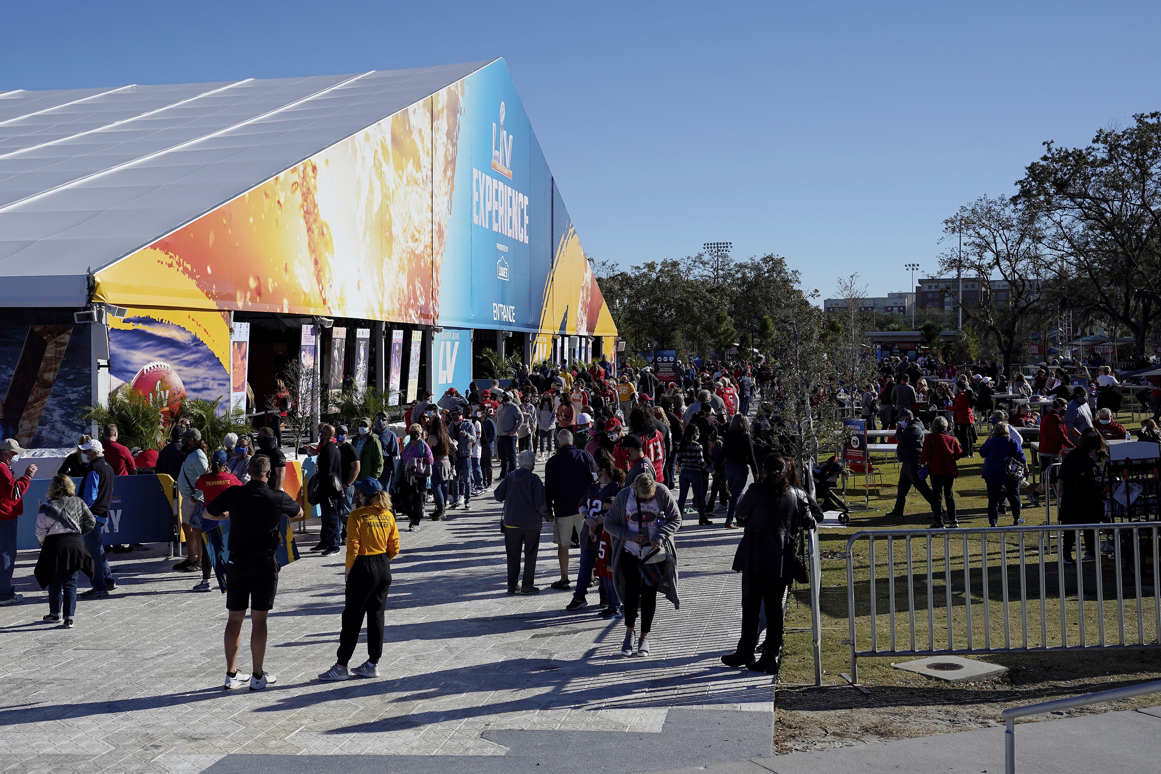 NFL Super Bowl Fan Experience officially opens for football fans along  Riverwalk