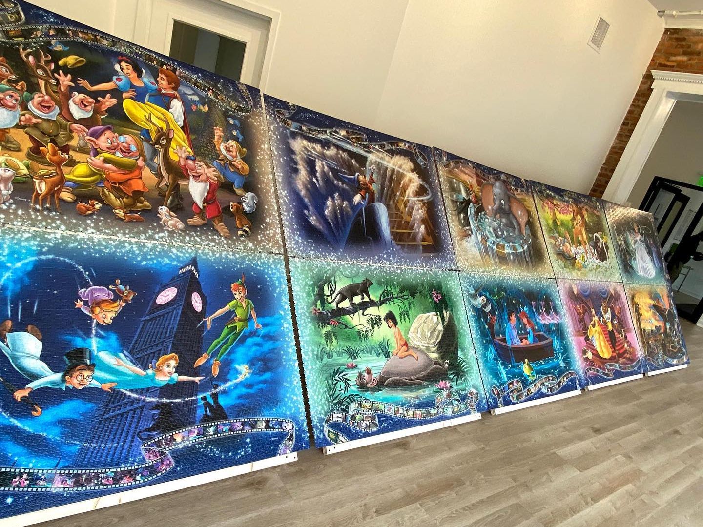 10 Massachusetts families put together 40,000-piece puzzle of
