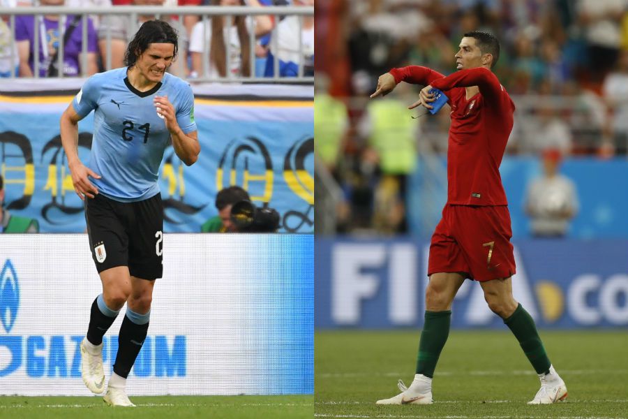 Edinson Cavani, Cristiano Ronaldo