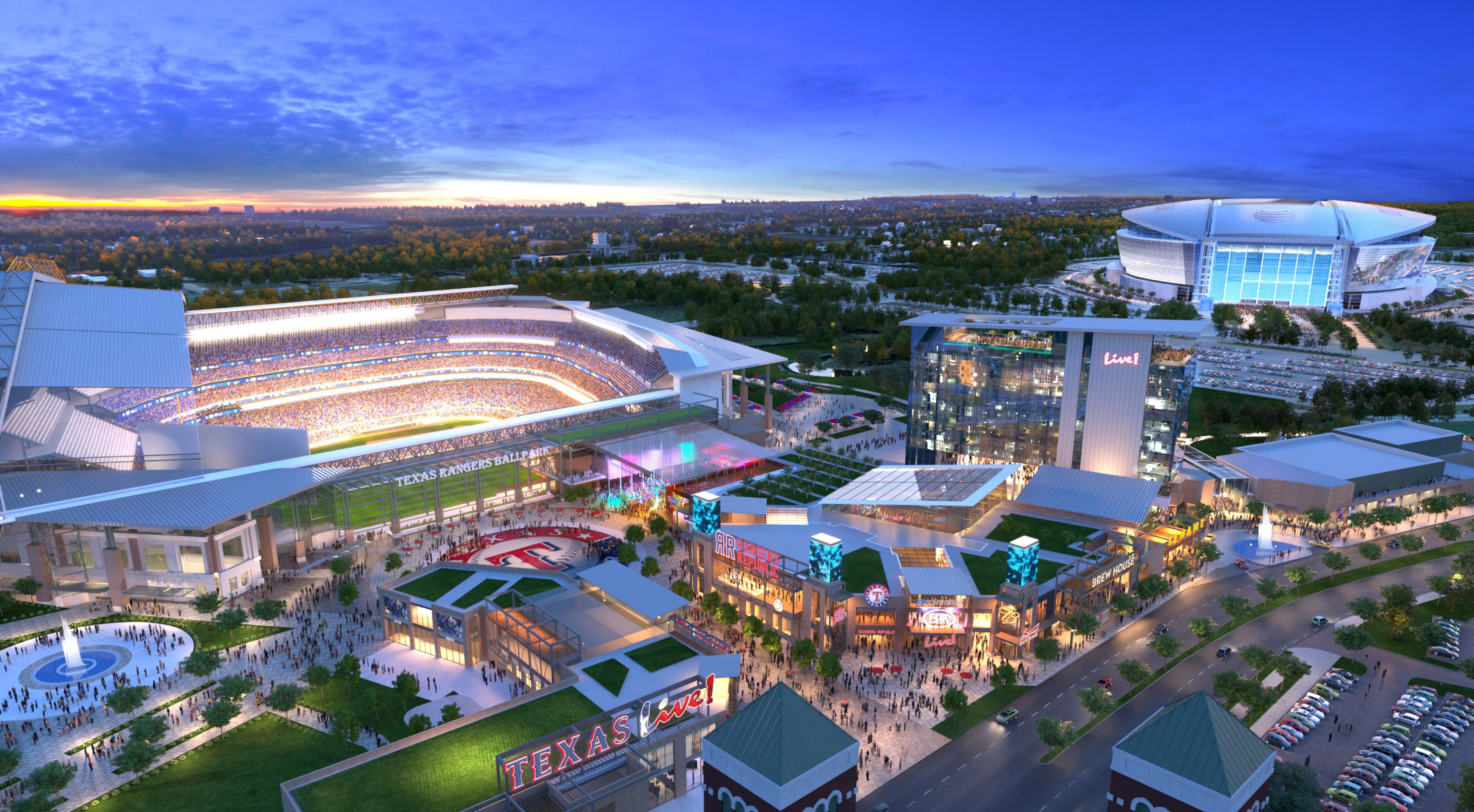 It looks like the Texas Rangers indeed have a new ballpark coming in  Arlington