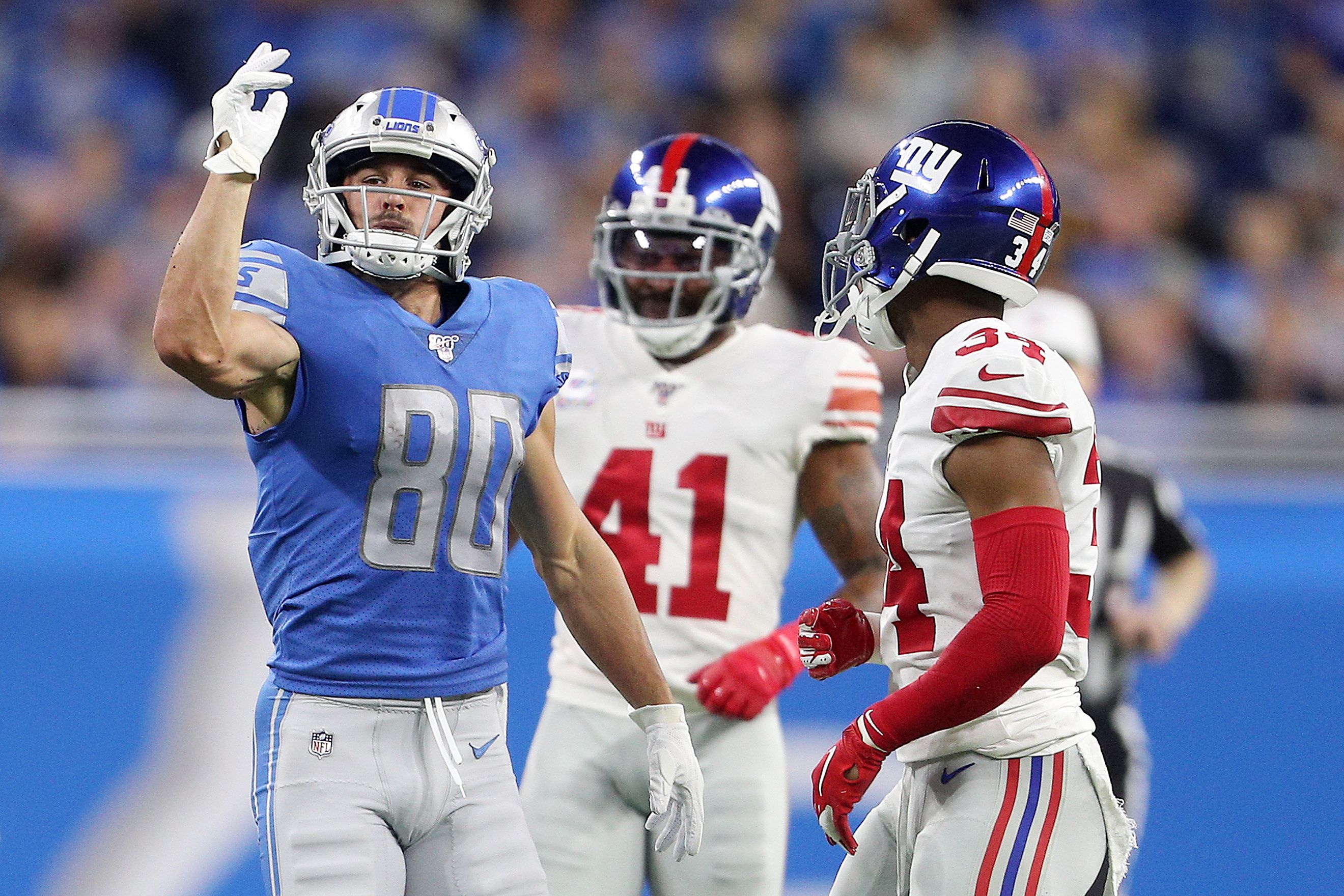 Detroit Lions 31, New York Giants 26: Photos from Ford Field