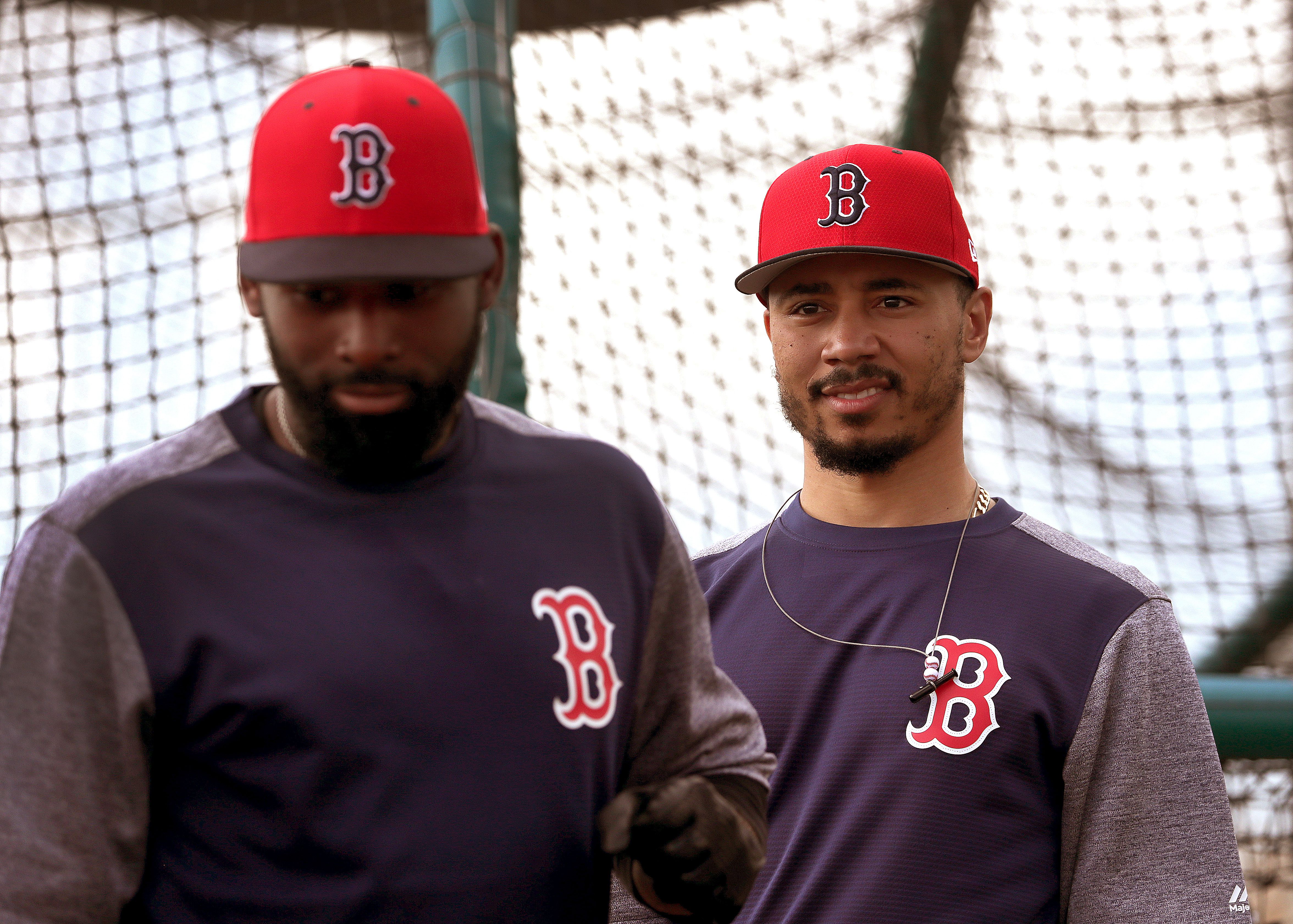Mookie Betts, Jackie Bradley Jr. have a special connection - The Boston  Globe