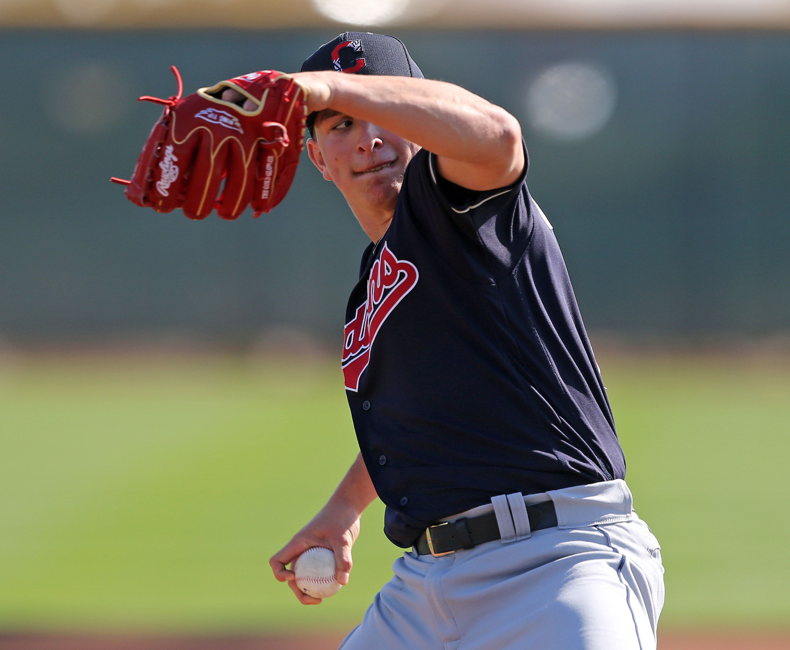 WATCH: Ump Checks Cleveland Pitcher Karinchak's Hair for Sticky