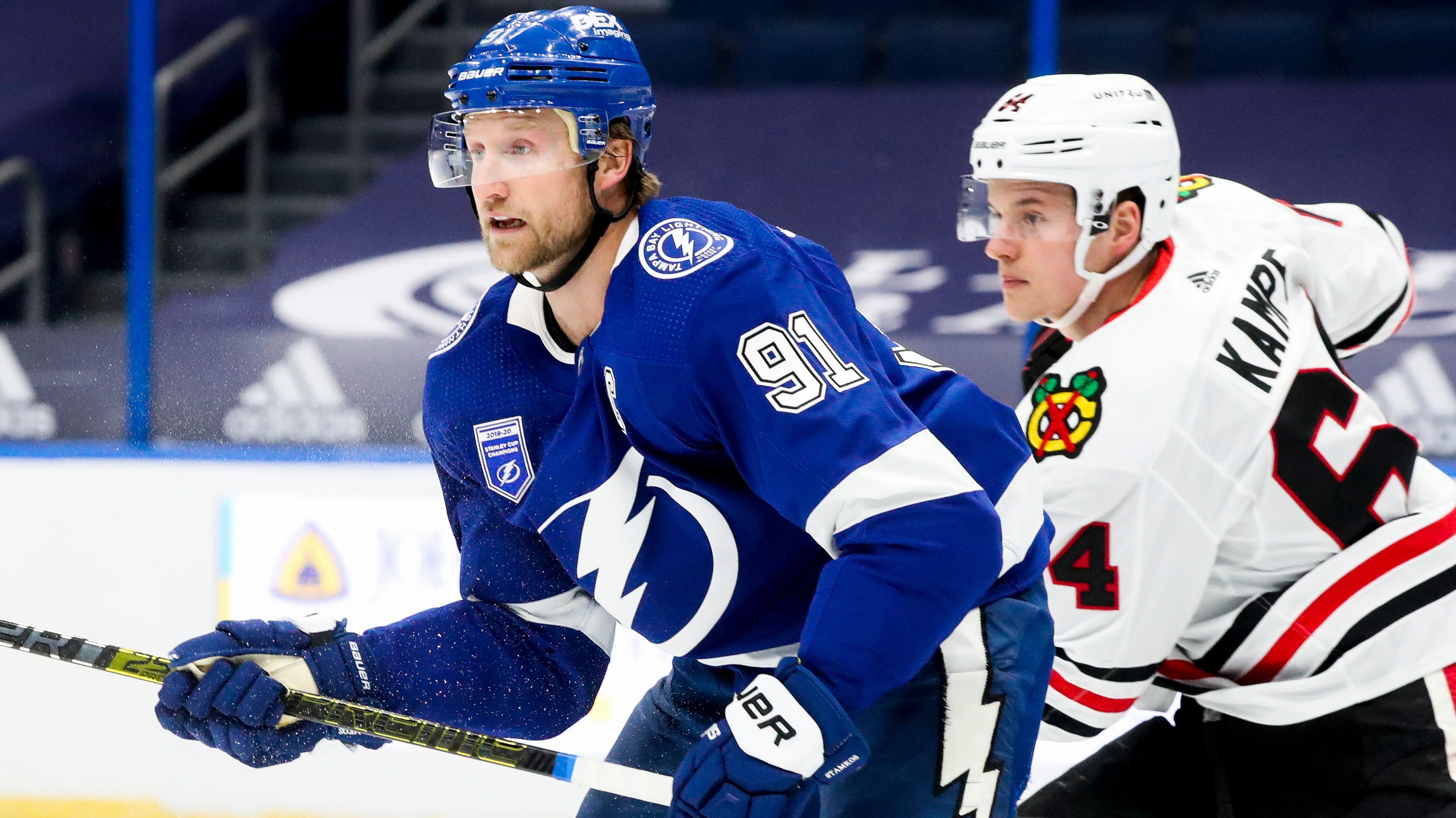 Tampa Bay Lightning C Steven Stamkos to have his number retired by Sarnia  Sting