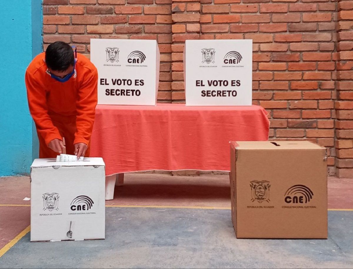 Personas privadas de libertad ejercieron su derecho al voto en Ecuador